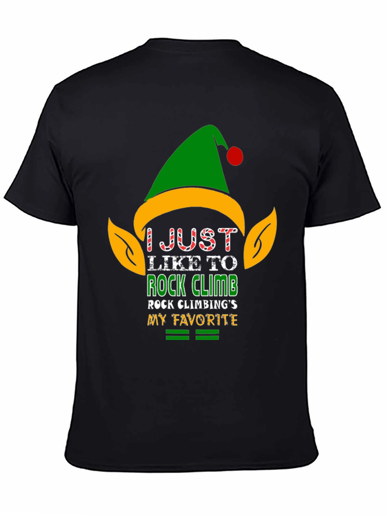 Rock Climbing Elf T-Shirt