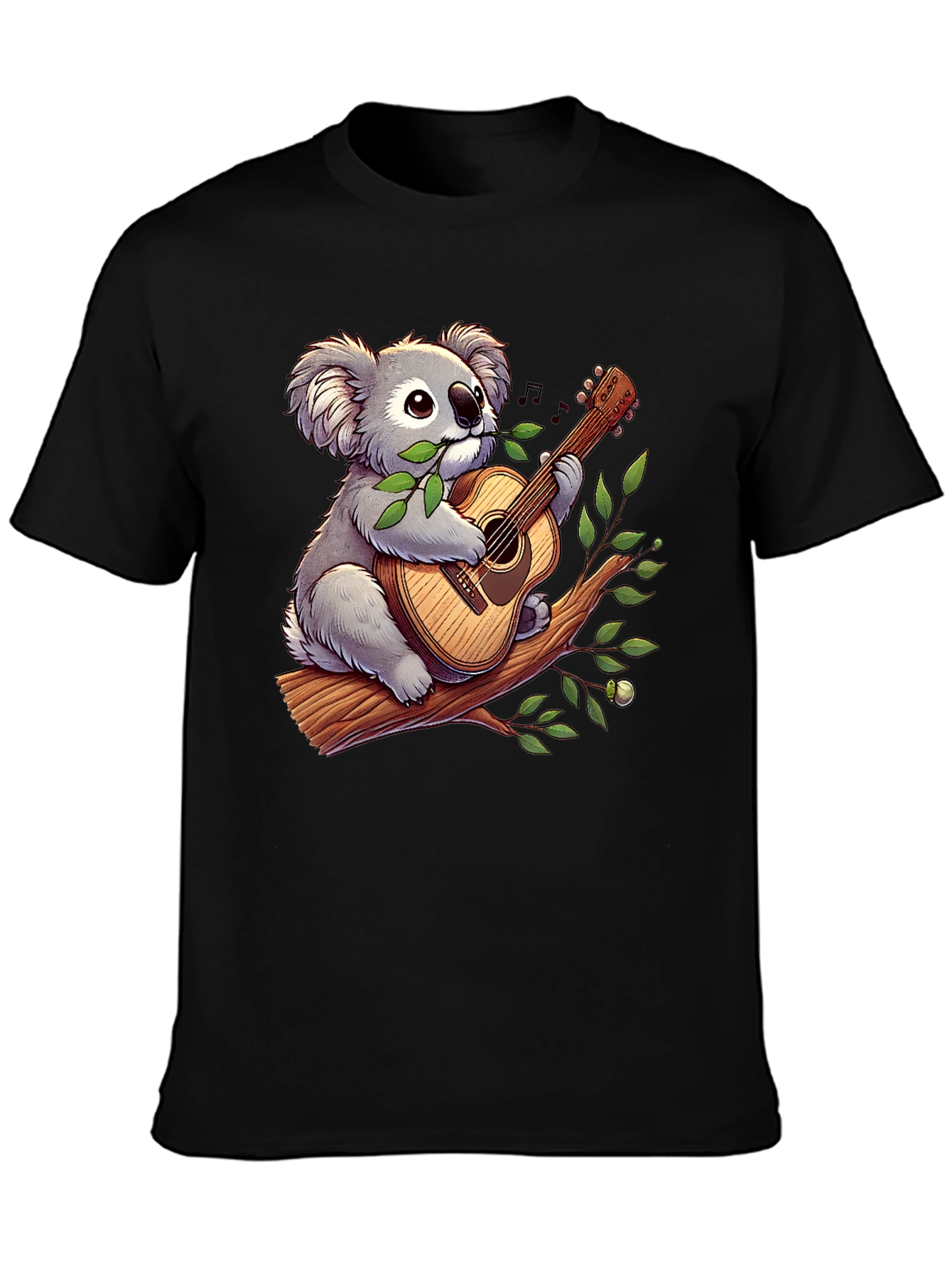 Koala Guitar Player Graphic T-Shirt