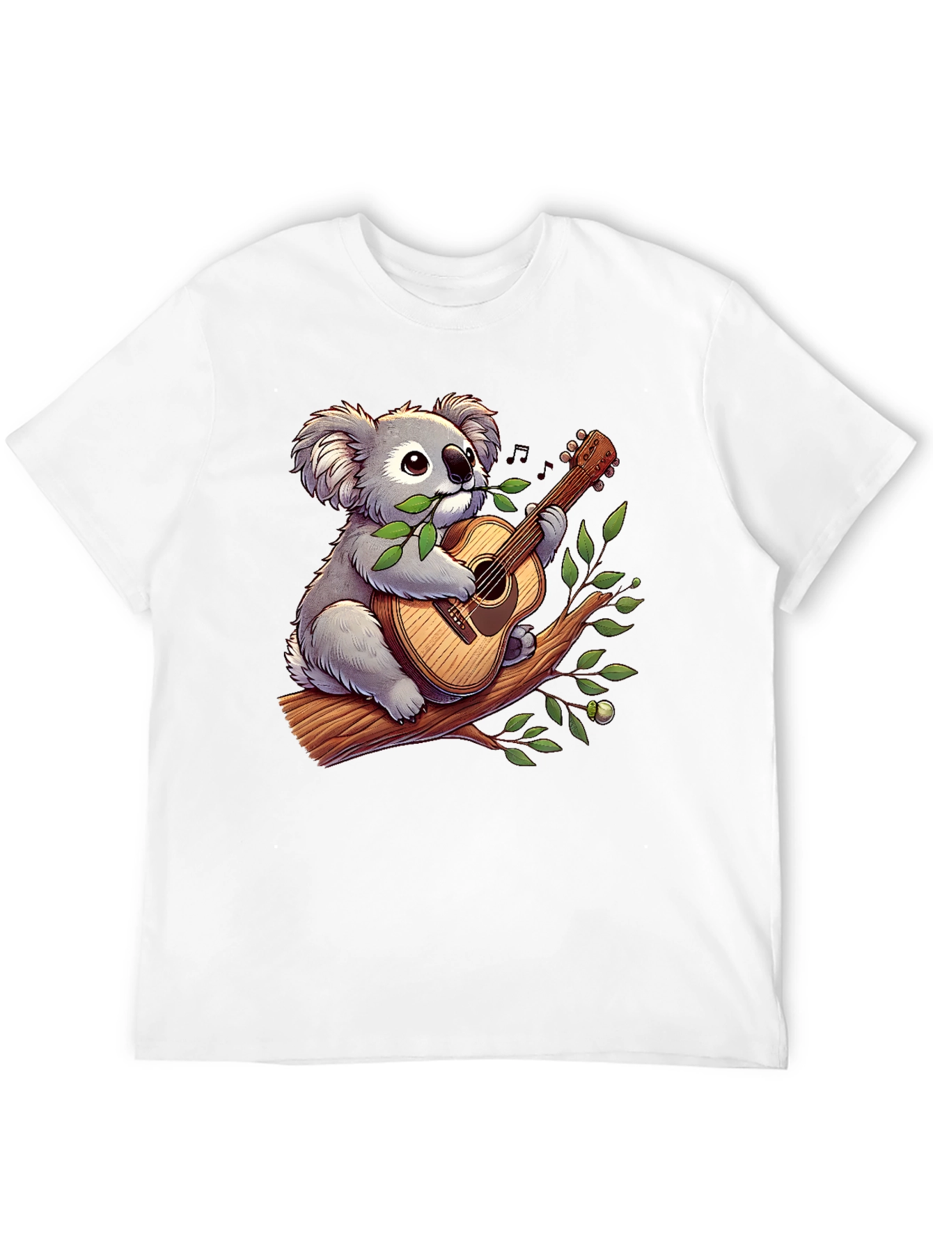 Koala Guitar Player Graphic T-Shirt