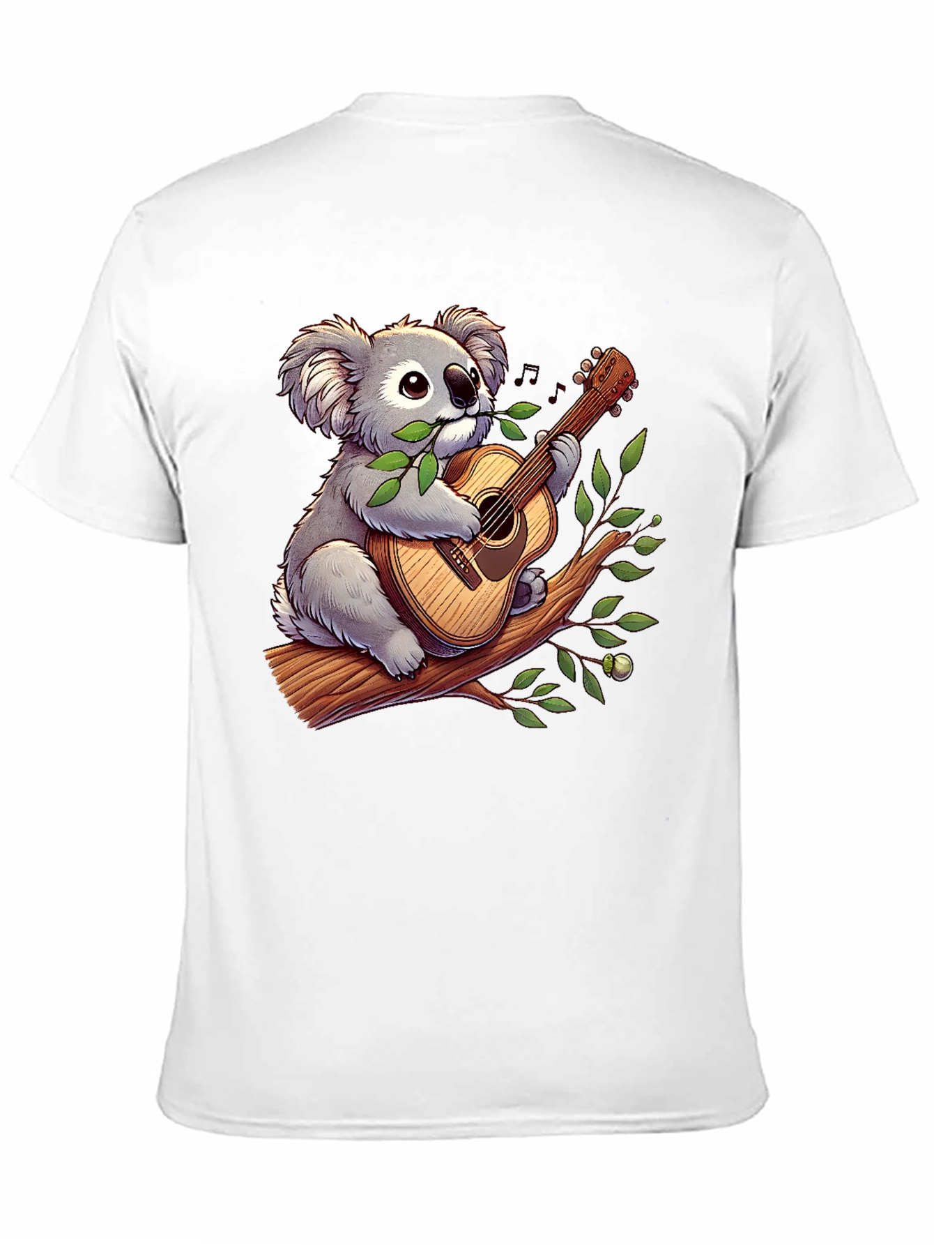 Koala Guitar Player Graphic T-Shirt