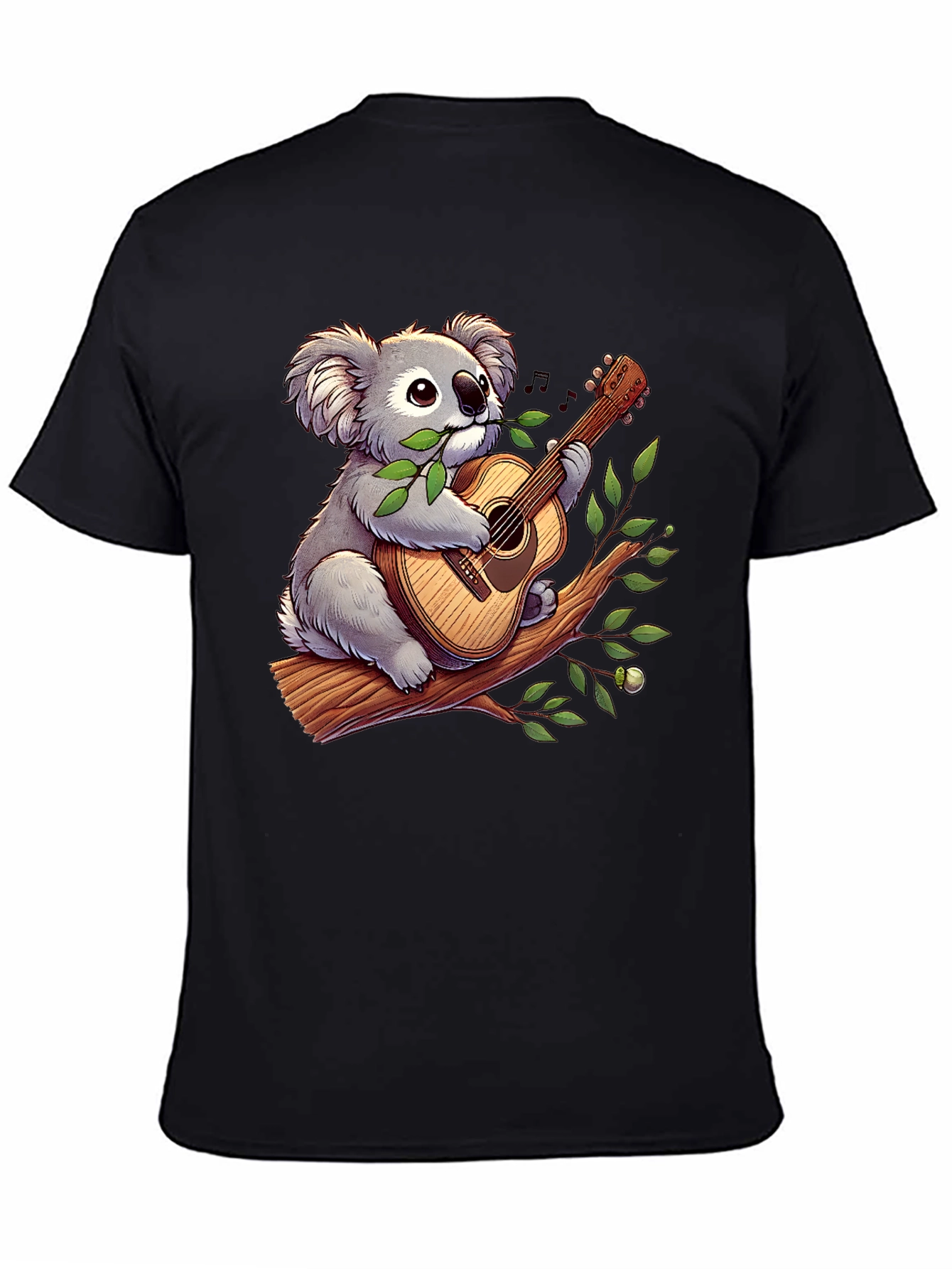 Koala Guitar Player Graphic T-Shirt