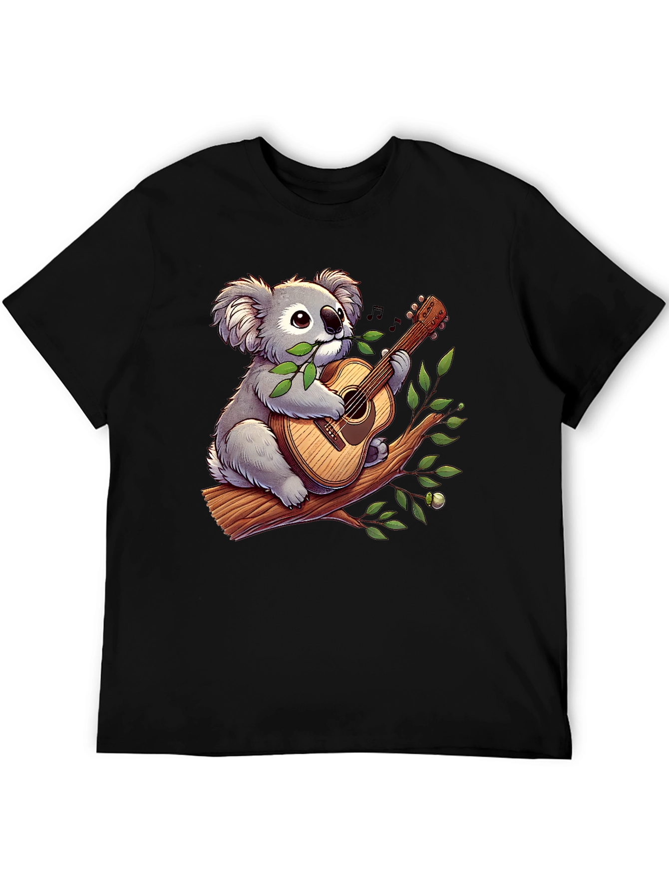 Koala Guitar Player Graphic T-Shirt
