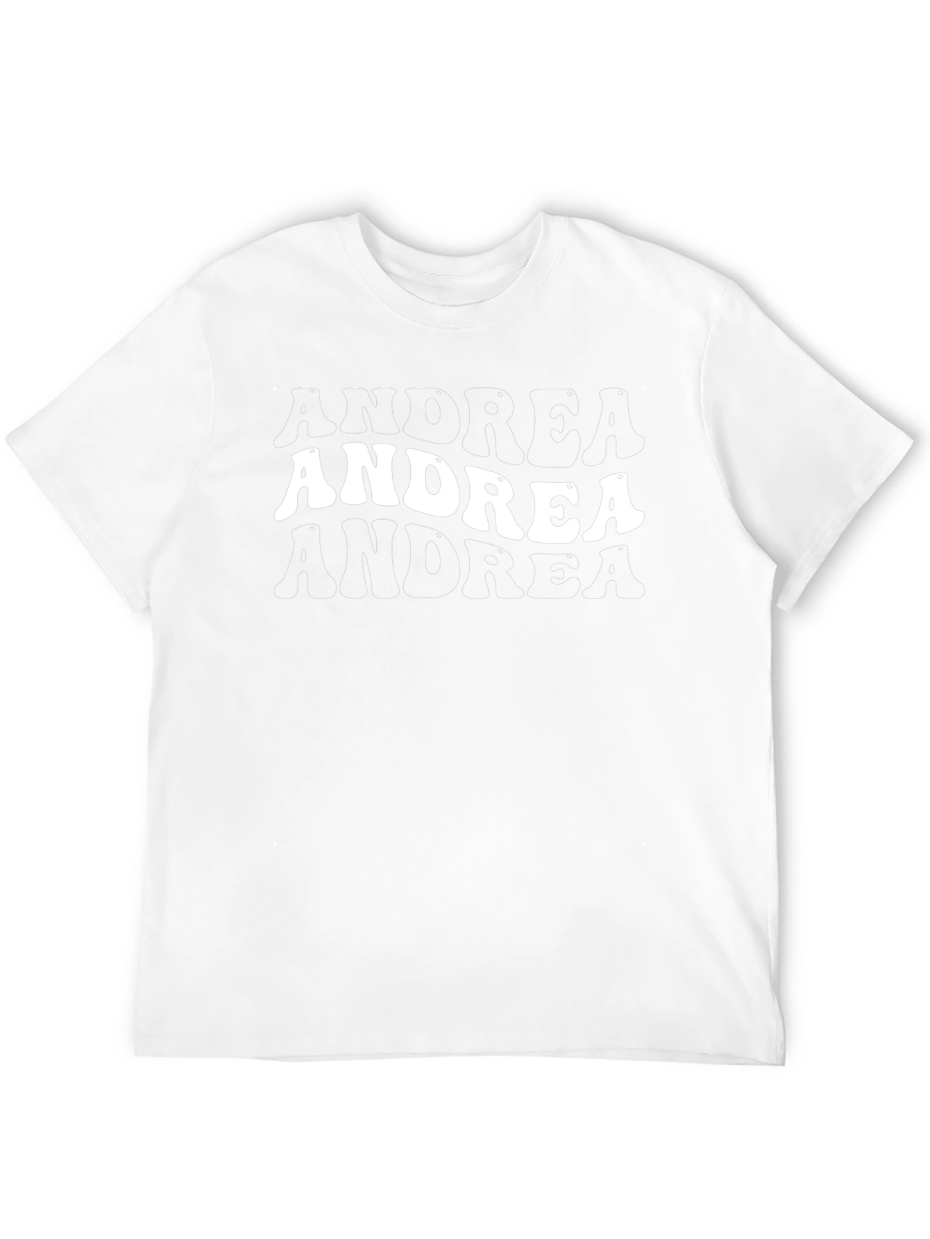 Retro Andrea Graphic Tee - Black Cotton T-Shirt