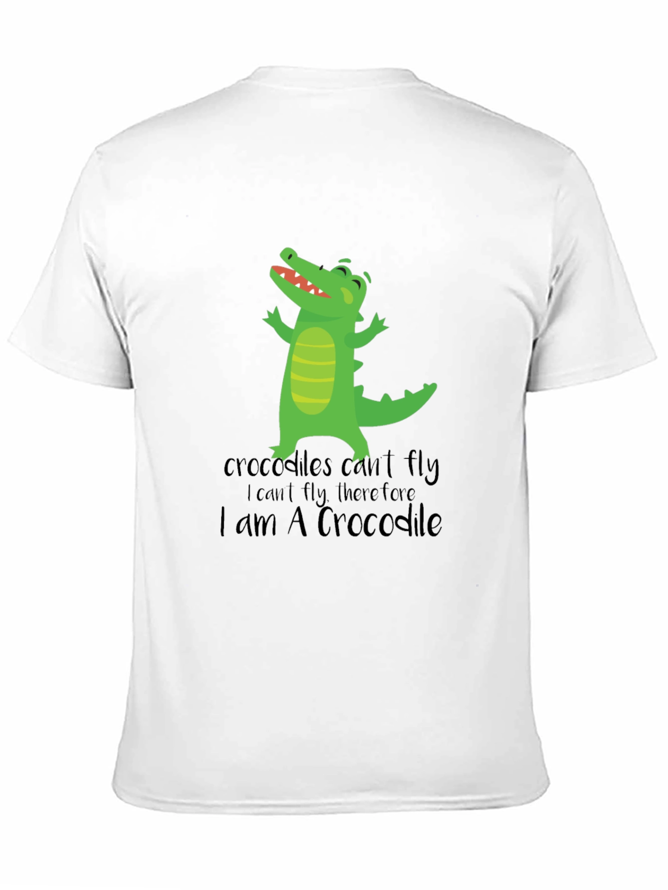 Funny Crocodile Graphic T-Shirt - I am A Crocodile
