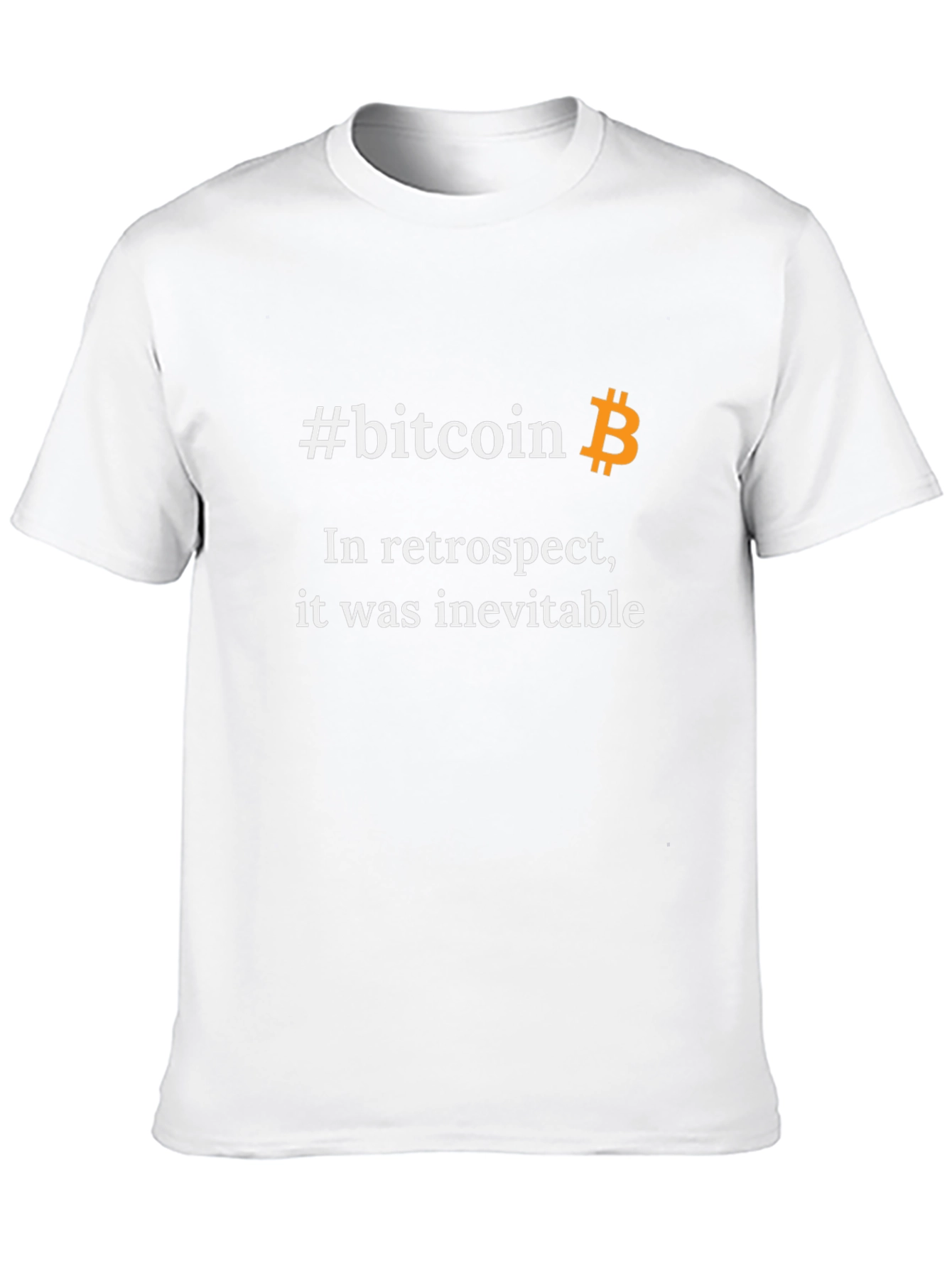 #bitcoin In Retrospect Black Graphic Tee