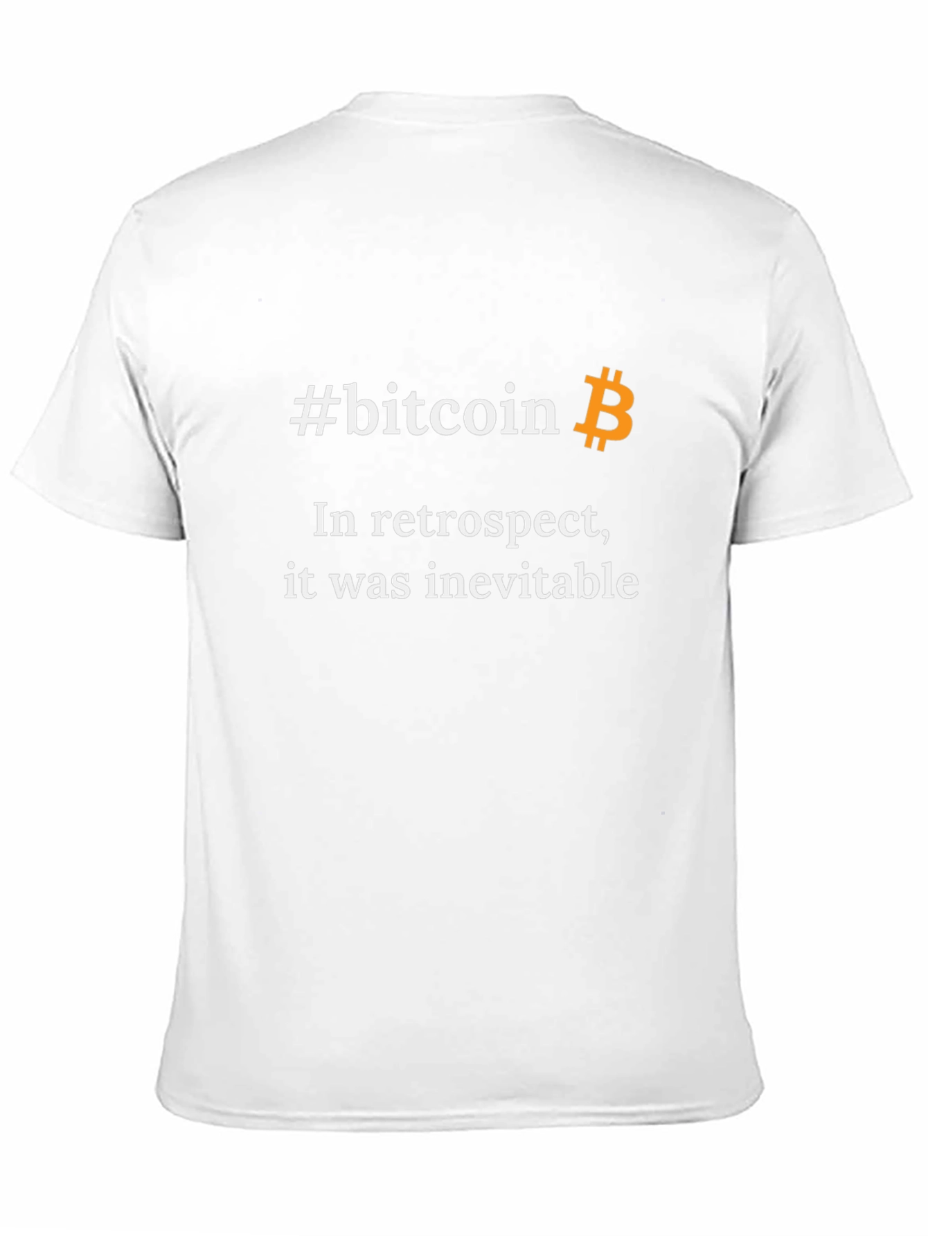 #bitcoin In Retrospect Black Graphic Tee