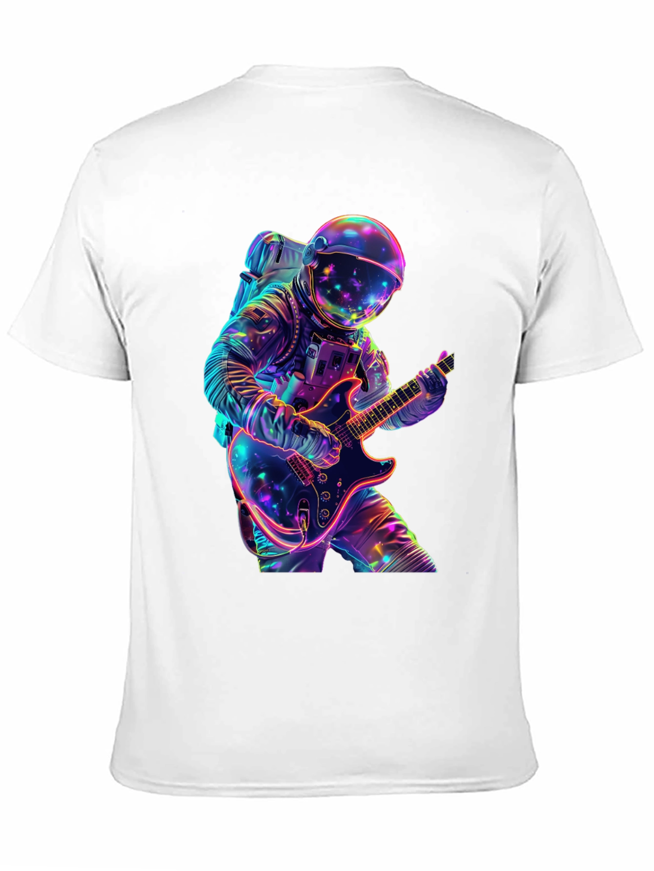 Astronaut Guitar Player Graphic Tee