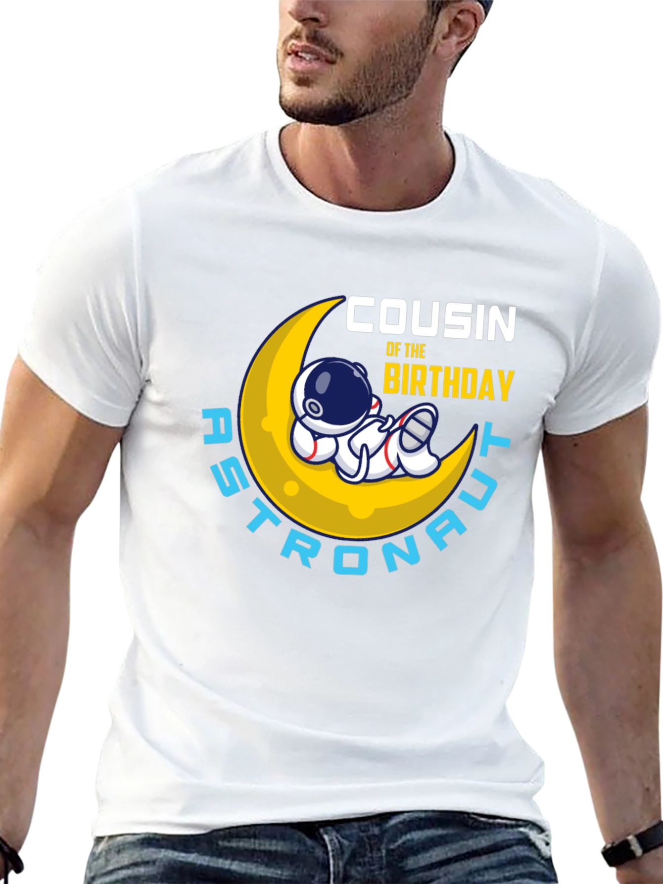 Cousin of the Birthday Astronaut T-Shirt