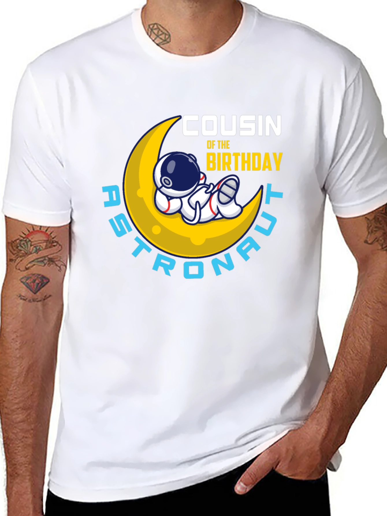 Cousin of the Birthday Astronaut T-Shirt