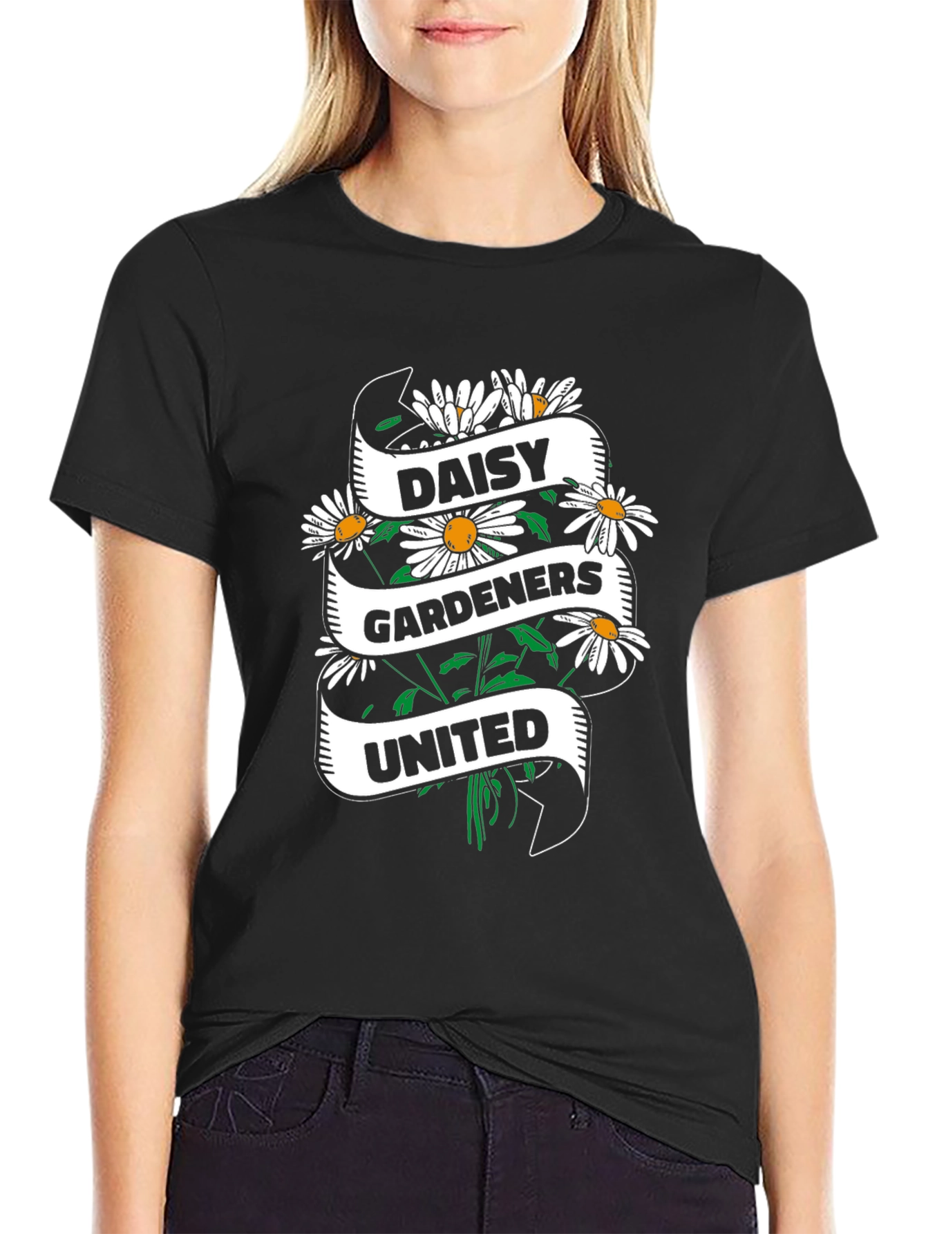 Daisy Gardeners United Black T-Shirt
