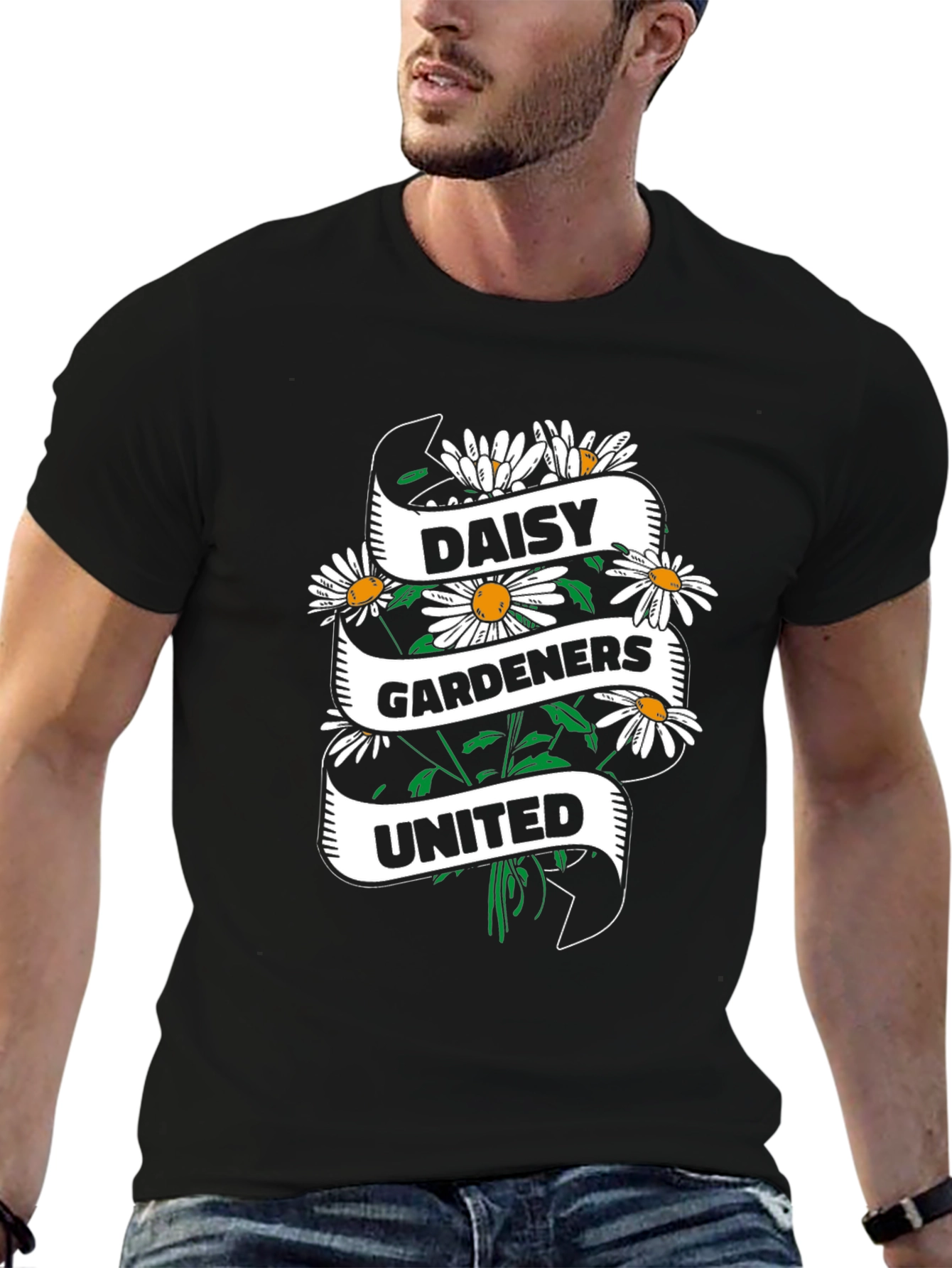 Daisy Gardeners United Black T-Shirt