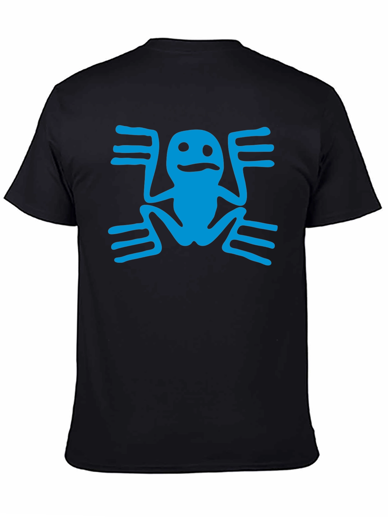 Aztec Frog Graphic T-Shirt - Black