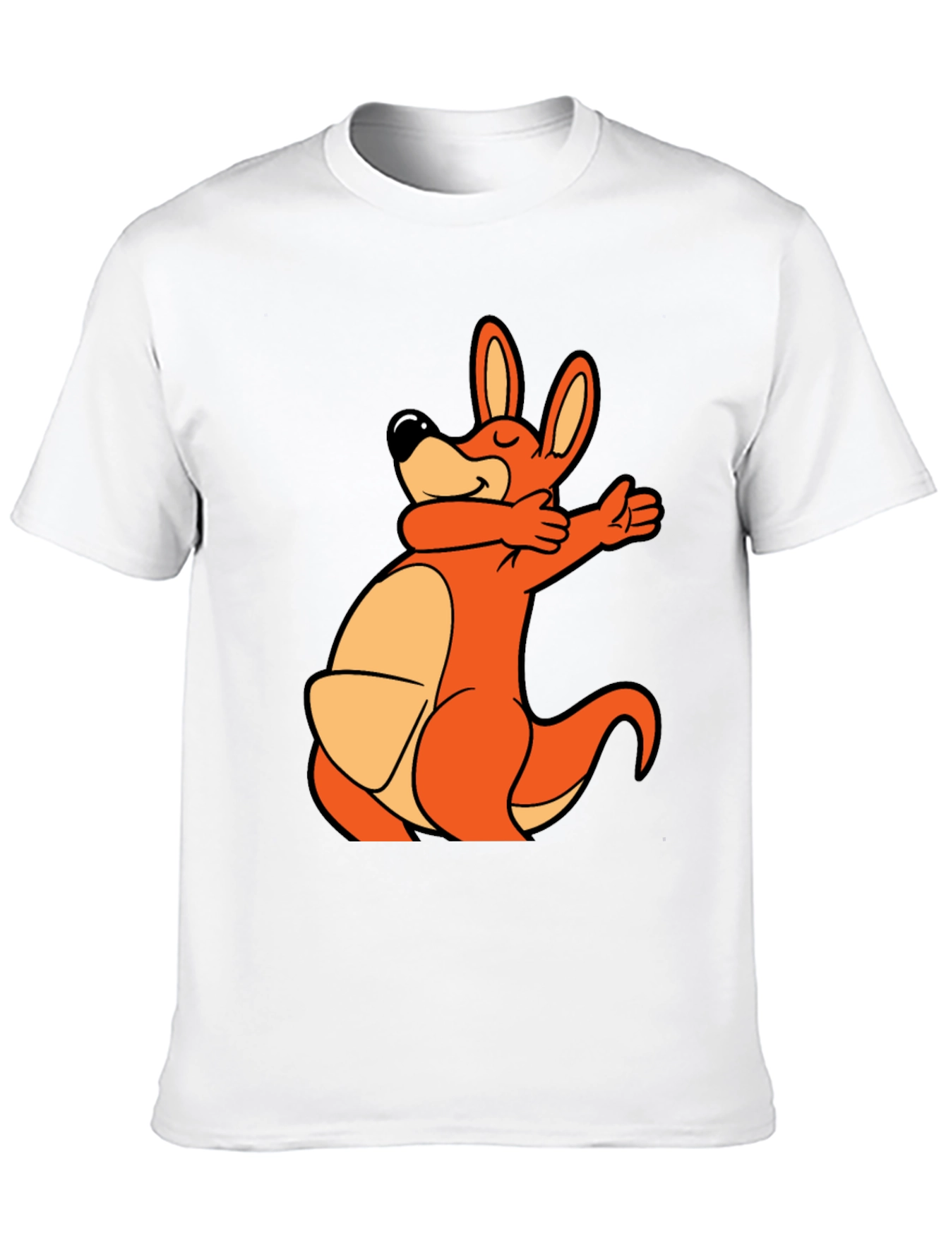 Dabbing Kangaroo Black T-Shirt