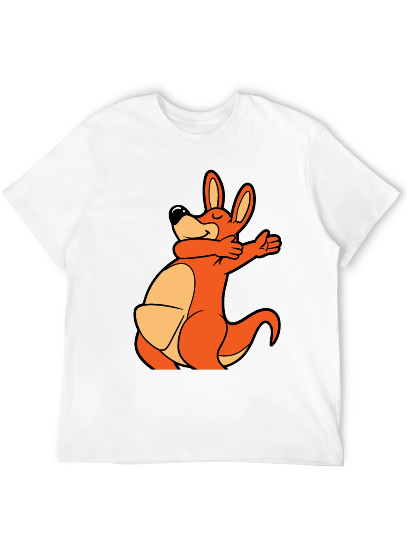 Dabbing Kangaroo Black T-Shirt