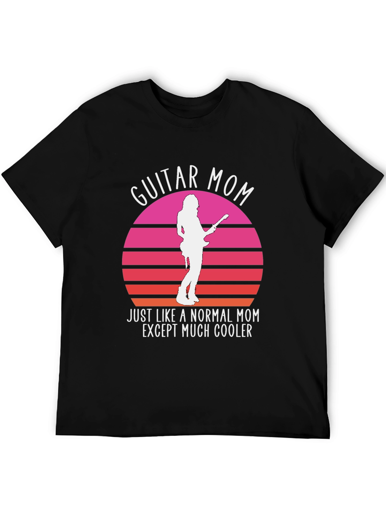 Guitar Mom T-Shirt - Cool Mom Graphic Tee