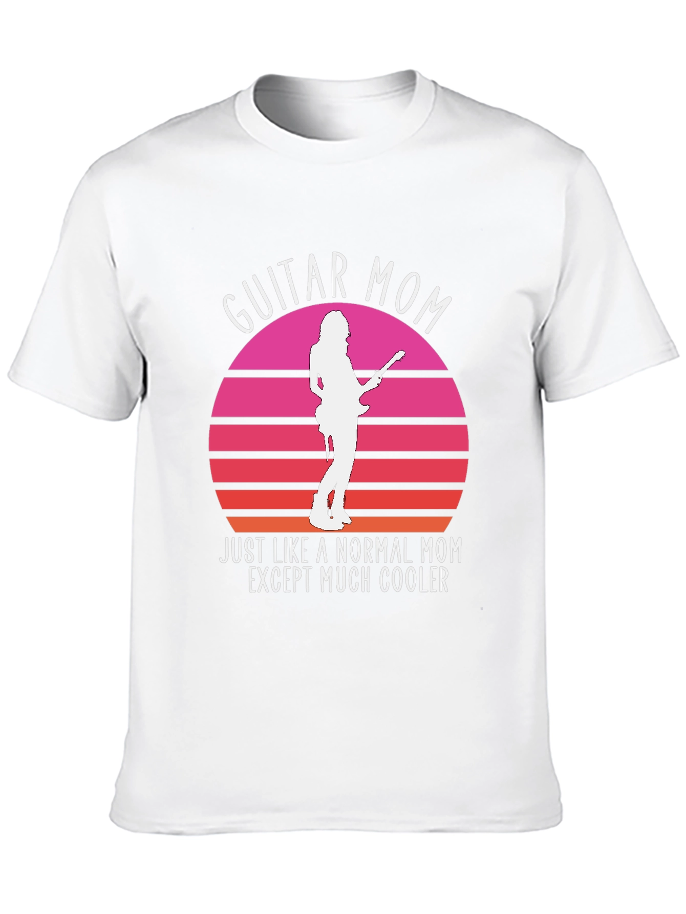 Guitar Mom T-Shirt - Cool Mom Graphic Tee