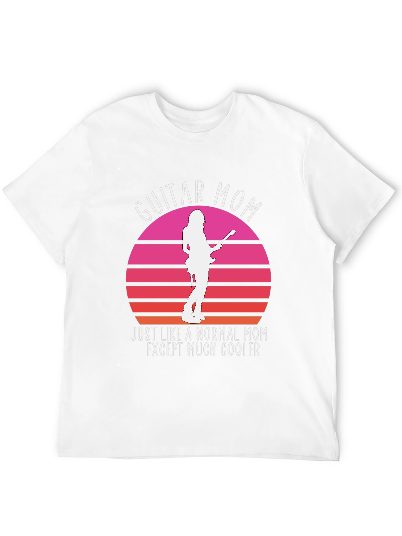 Guitar Mom T-Shirt - Cool Mom Graphic Tee