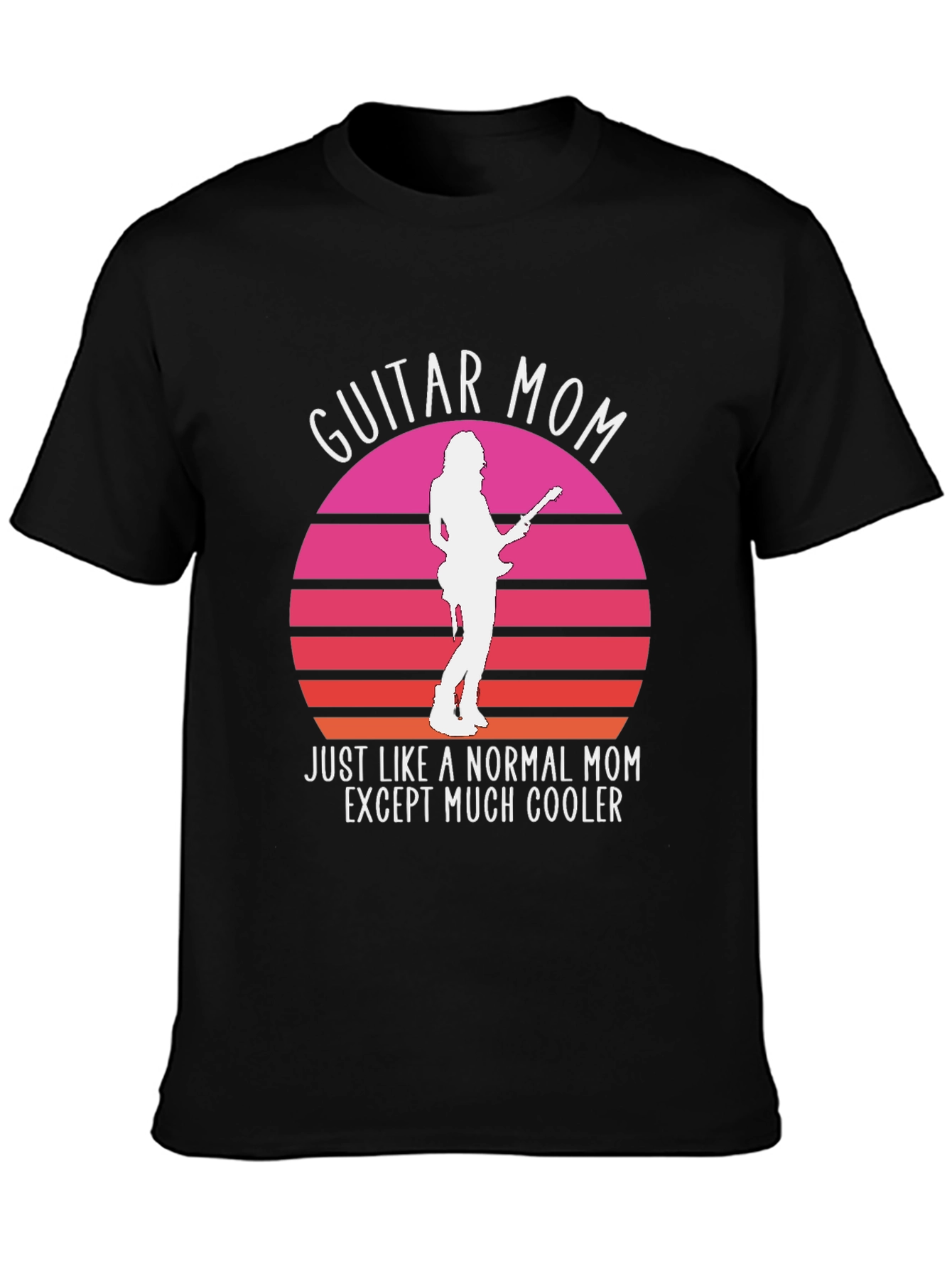 Guitar Mom T-Shirt - Cool Mom Graphic Tee