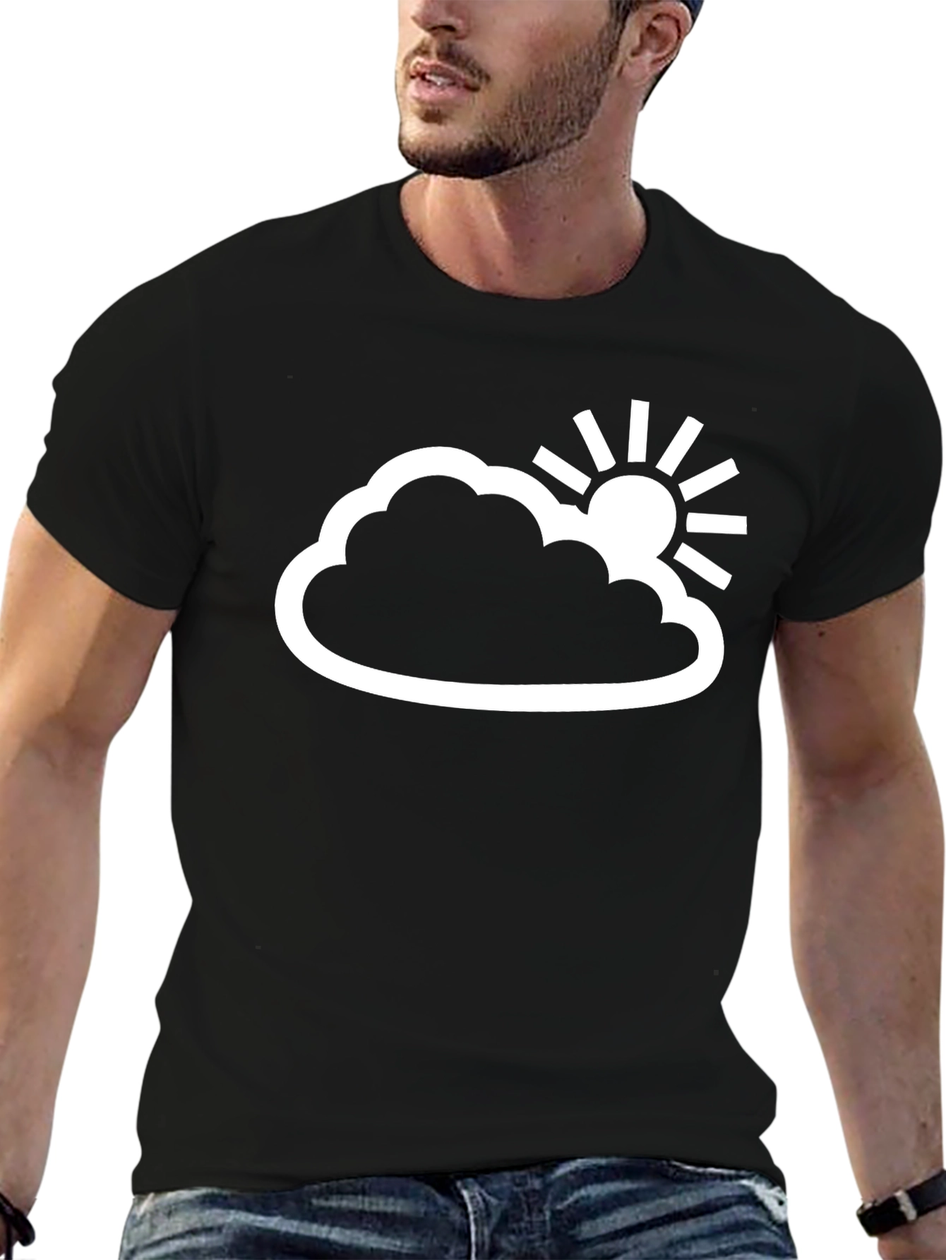 Cloud & Sun Graphic Tee - Weather Inspired