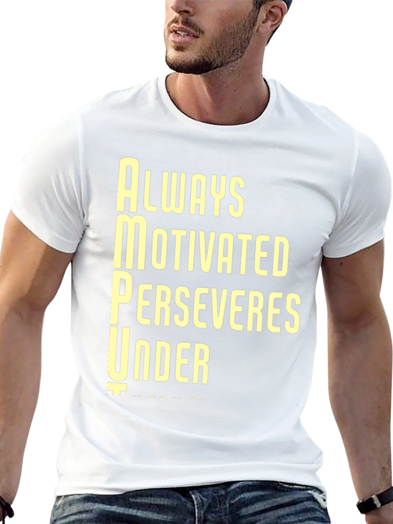 Motivational AMPU Black T-Shirt