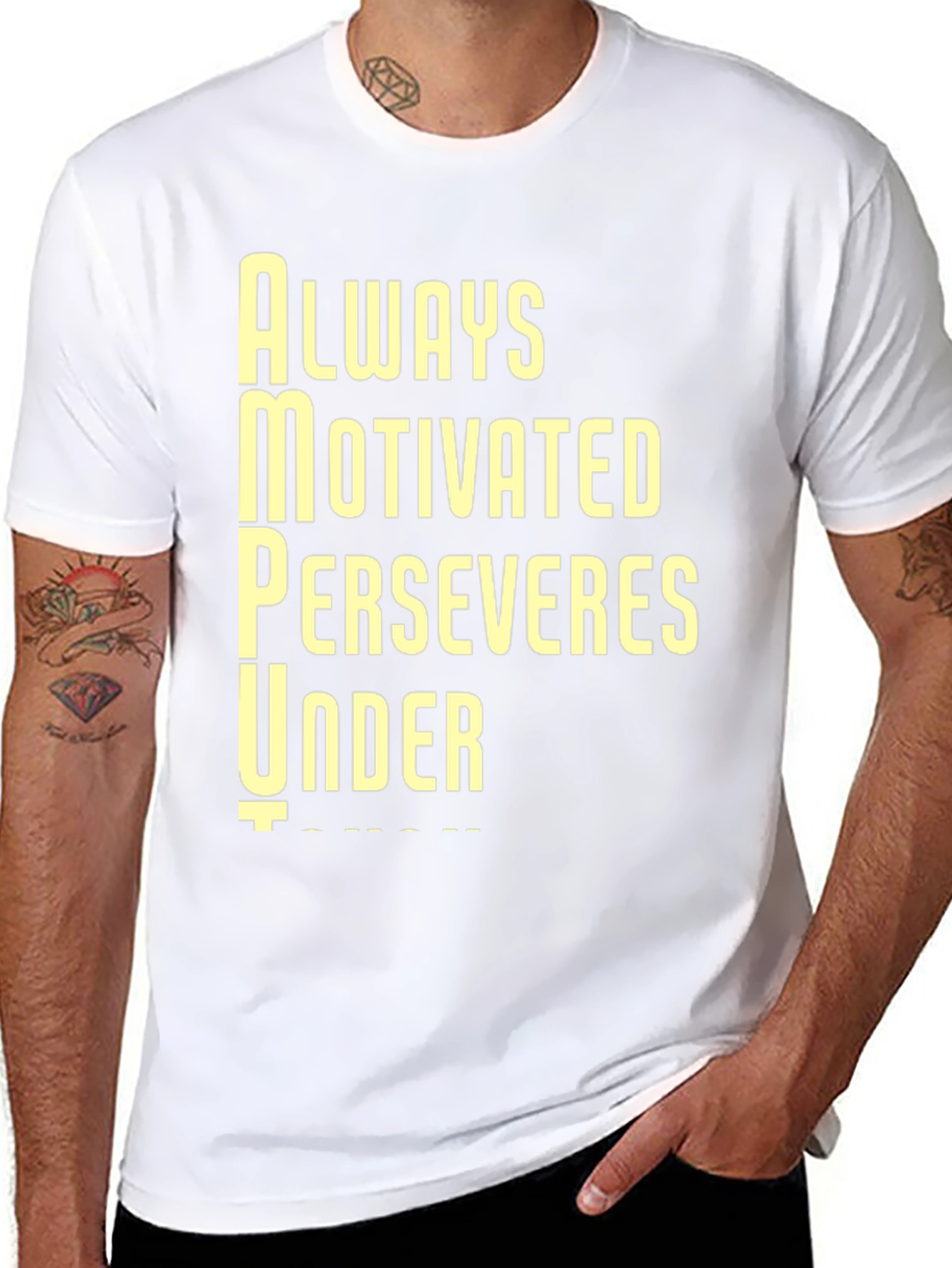 Motivational AMPU Black T-Shirt