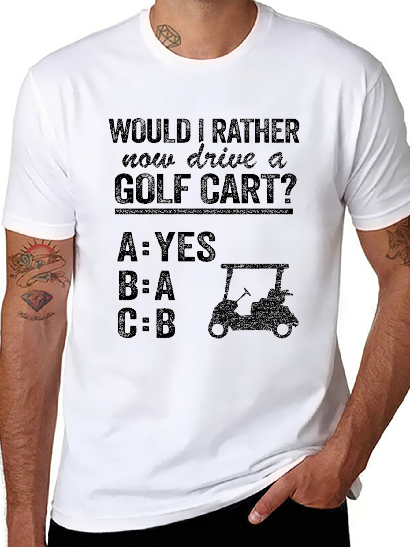 Golf Cart Humor T-Shirt
