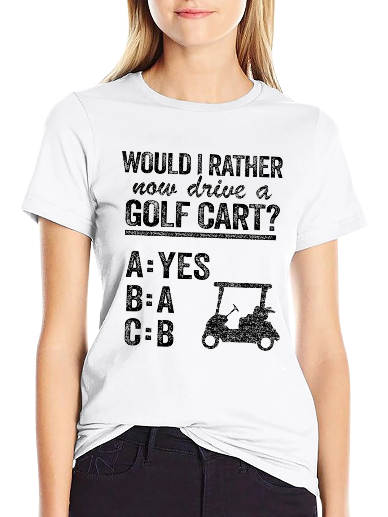 Golf Cart Humor T-Shirt