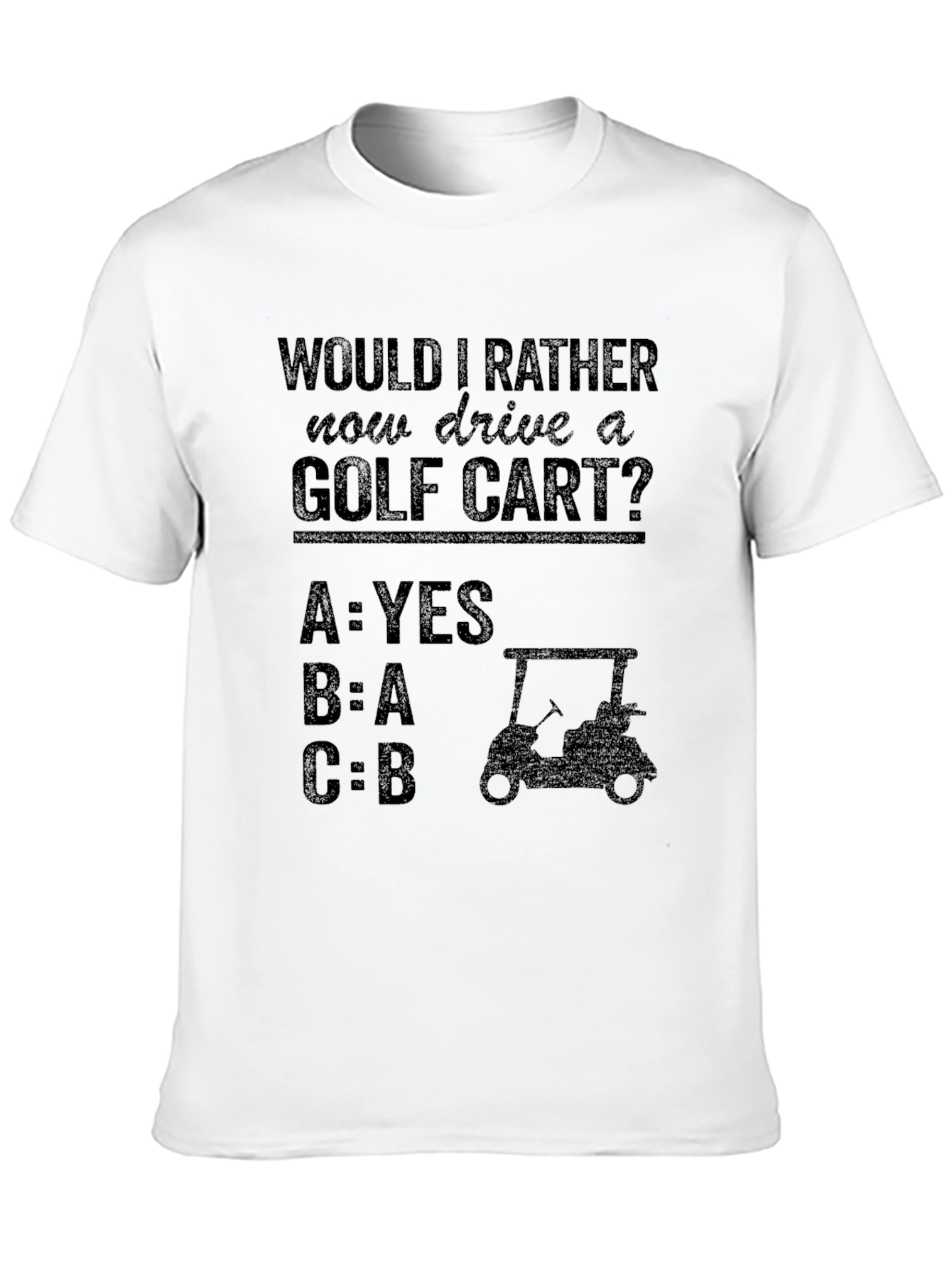 Golf Cart Humor T-Shirt