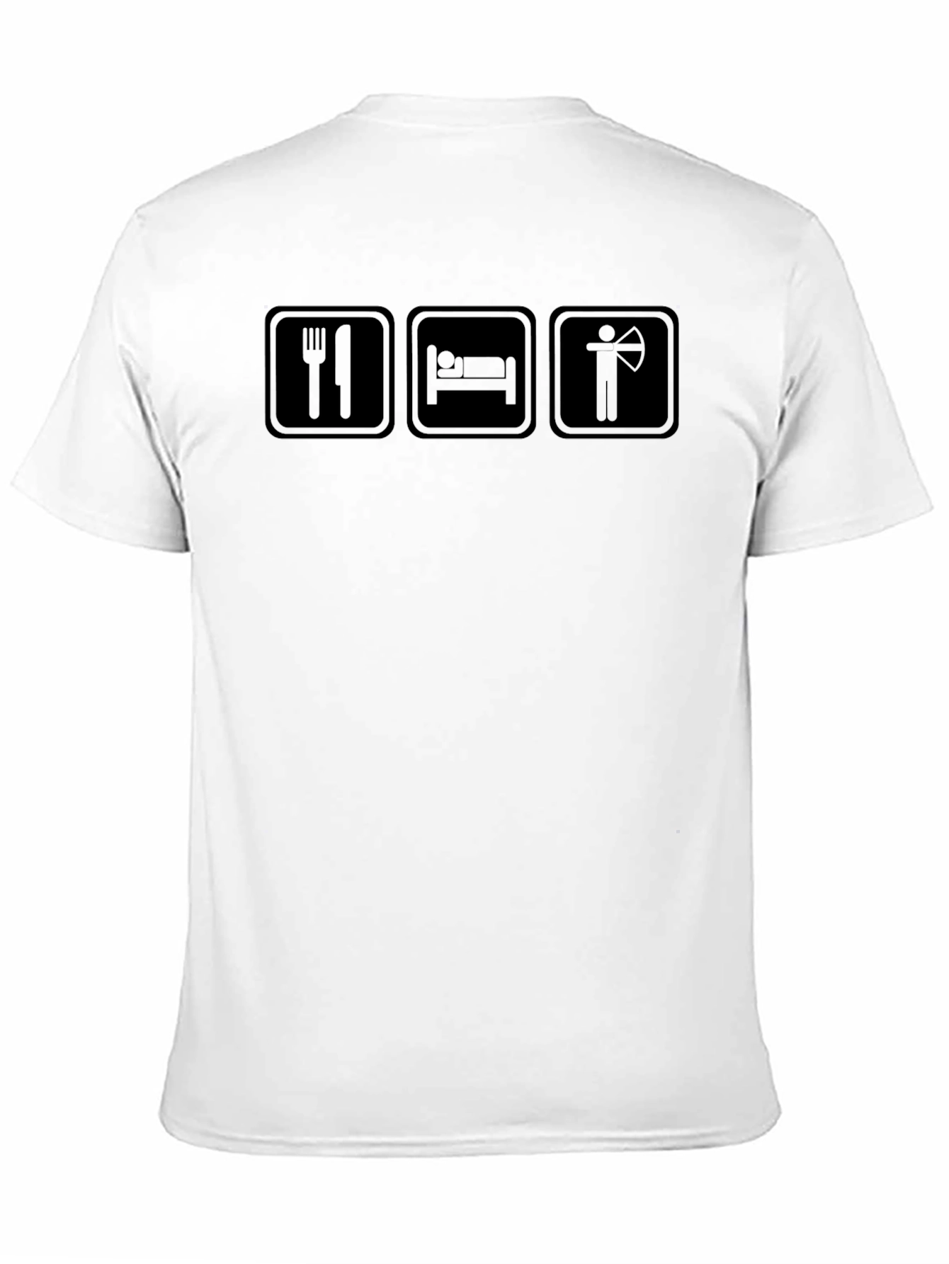 Eat Sleep Archery - Black Graphic T-Shirt
