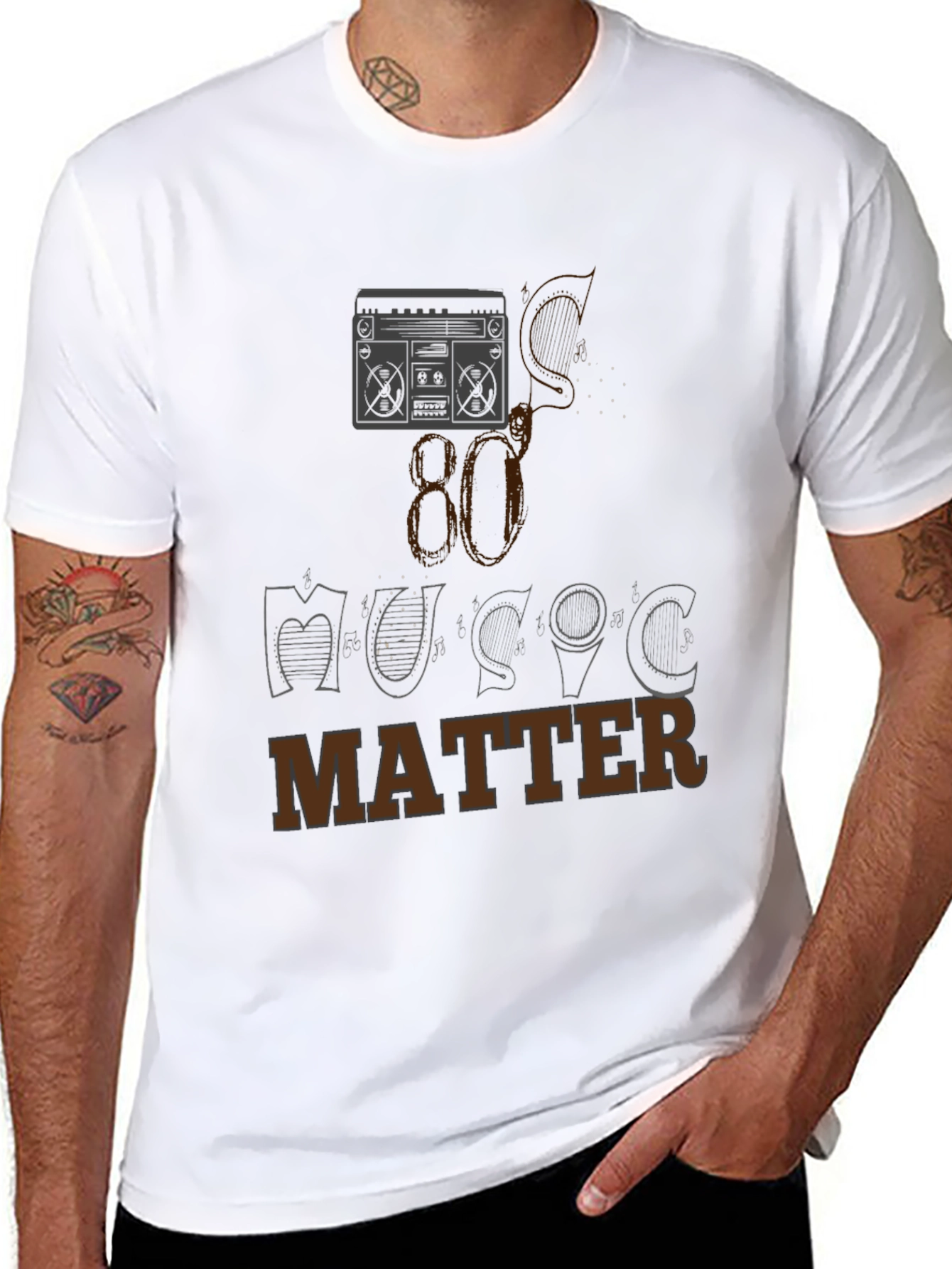 Retro Music T-Shirt - 80s Vibes