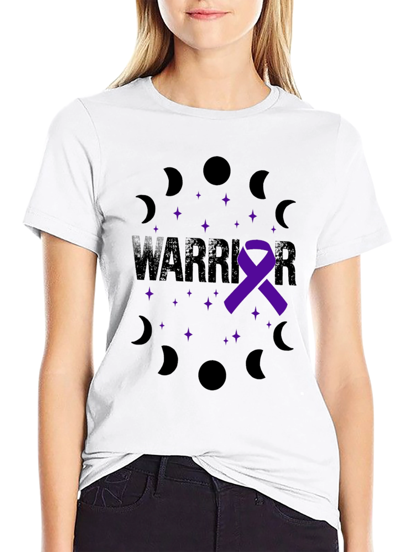 Warrior Ribbon Graphic Tee