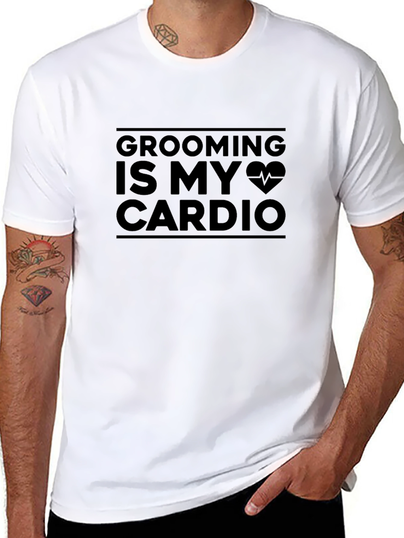 Grooming is My Cardio Funny T-Shirt
