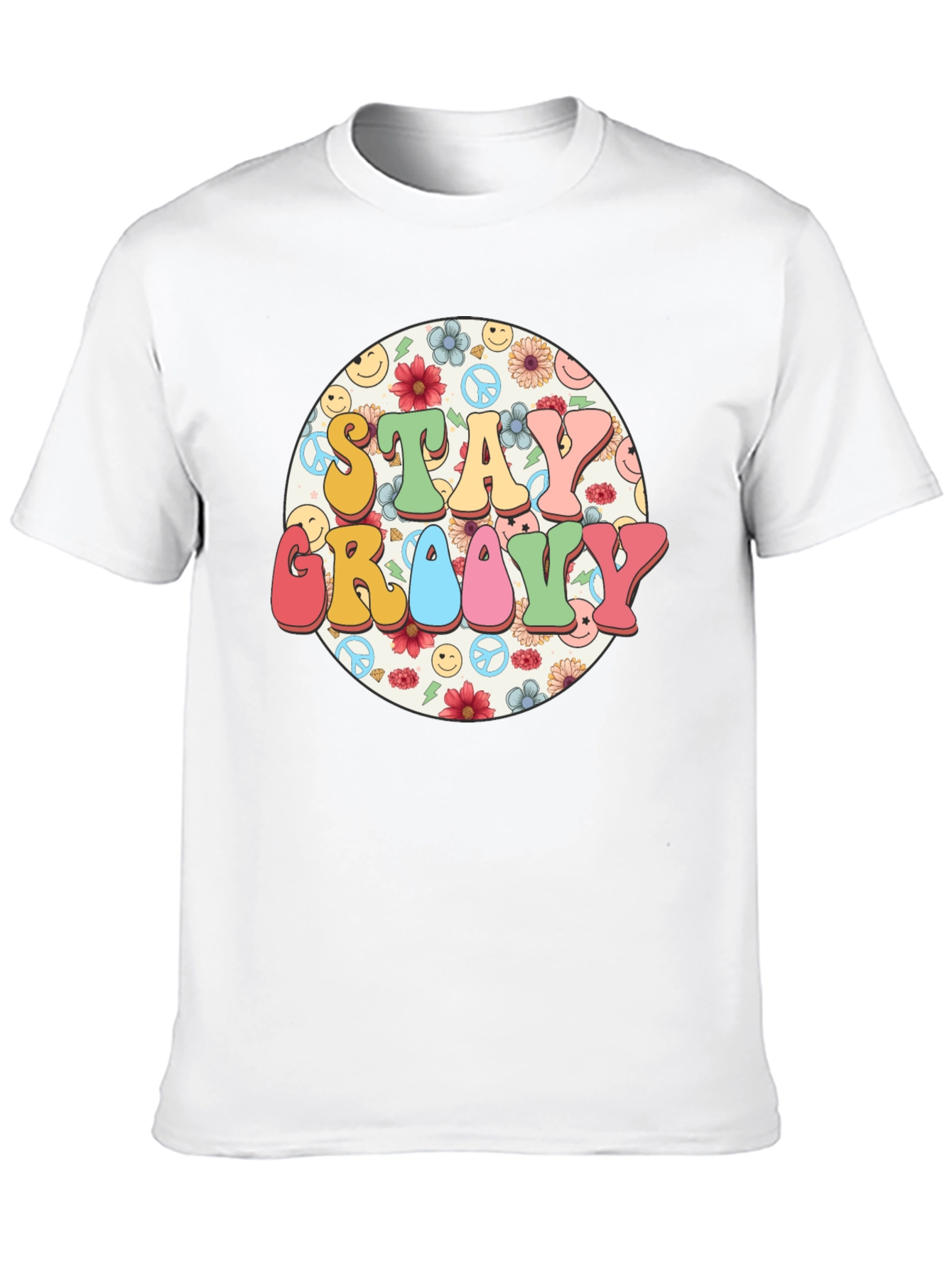 Stay Groovy Retro Graphic Tee