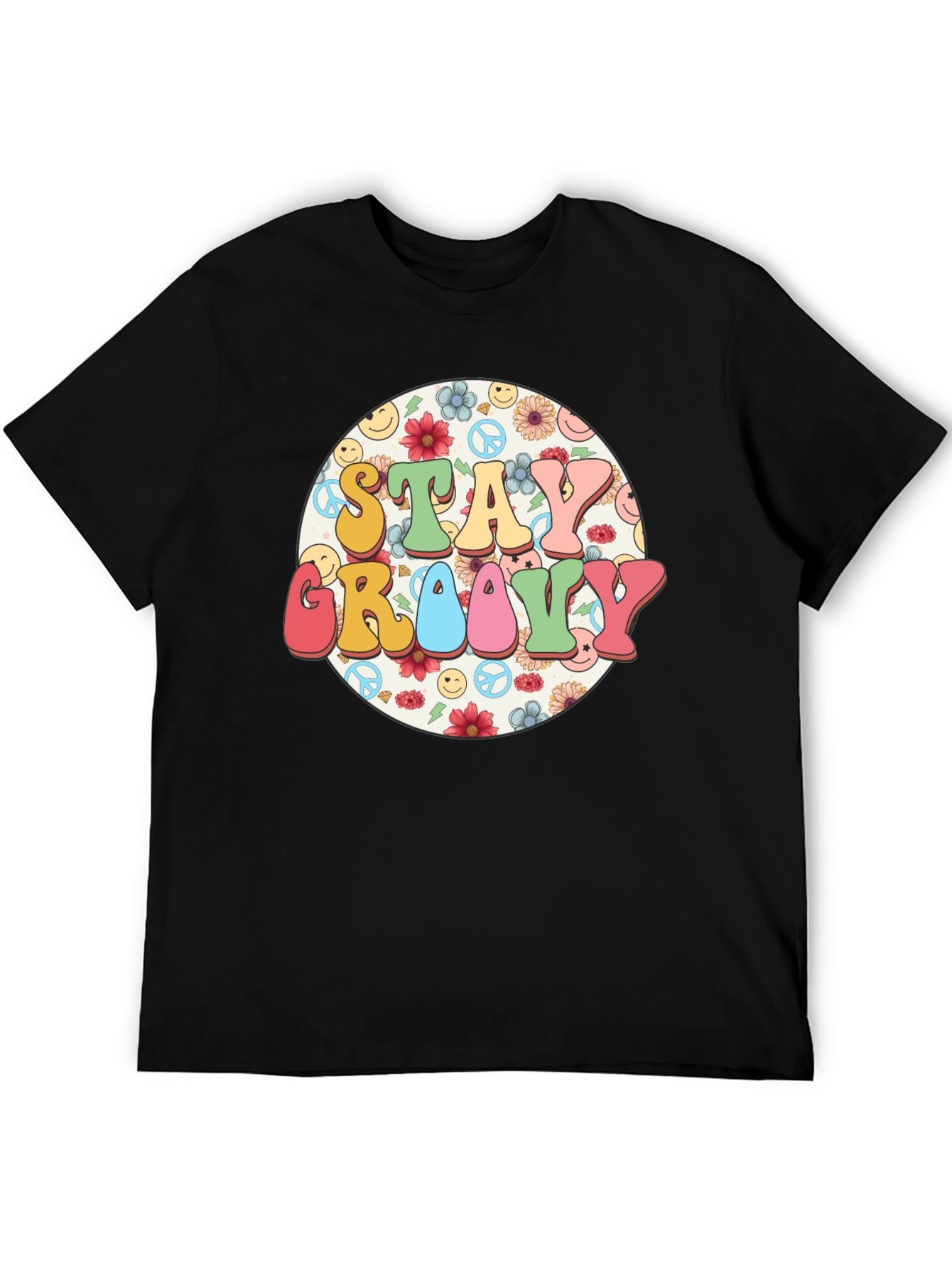 Stay Groovy Retro Graphic Tee