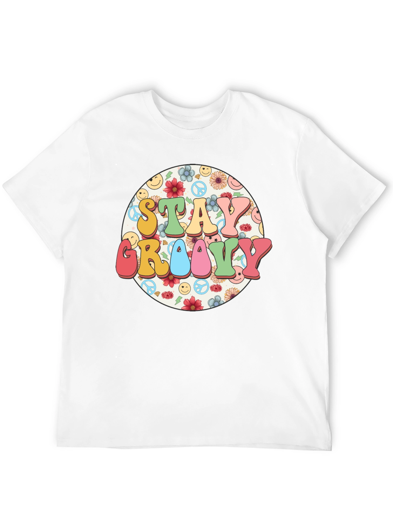Stay Groovy Retro Graphic Tee