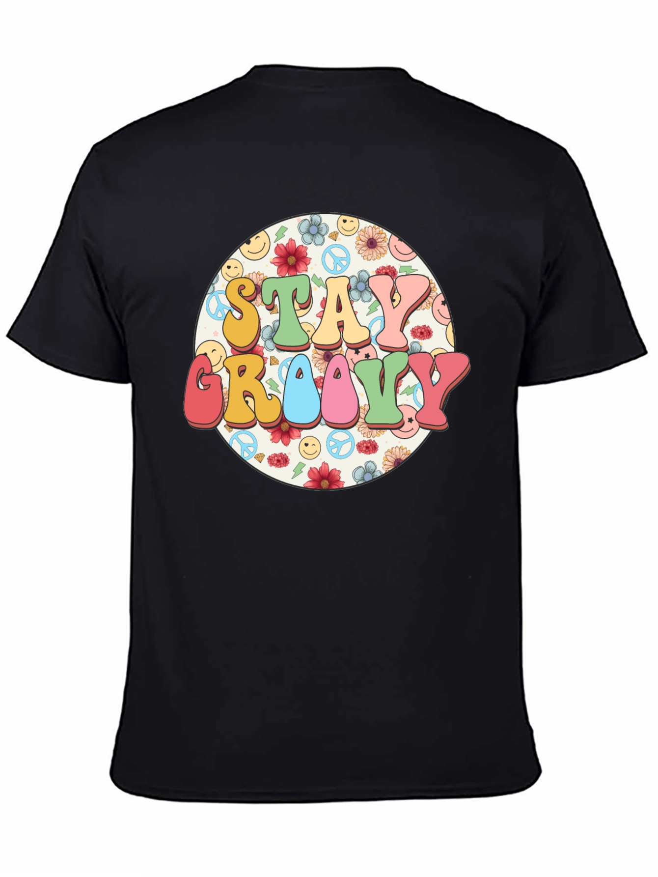 Stay Groovy Retro Graphic Tee