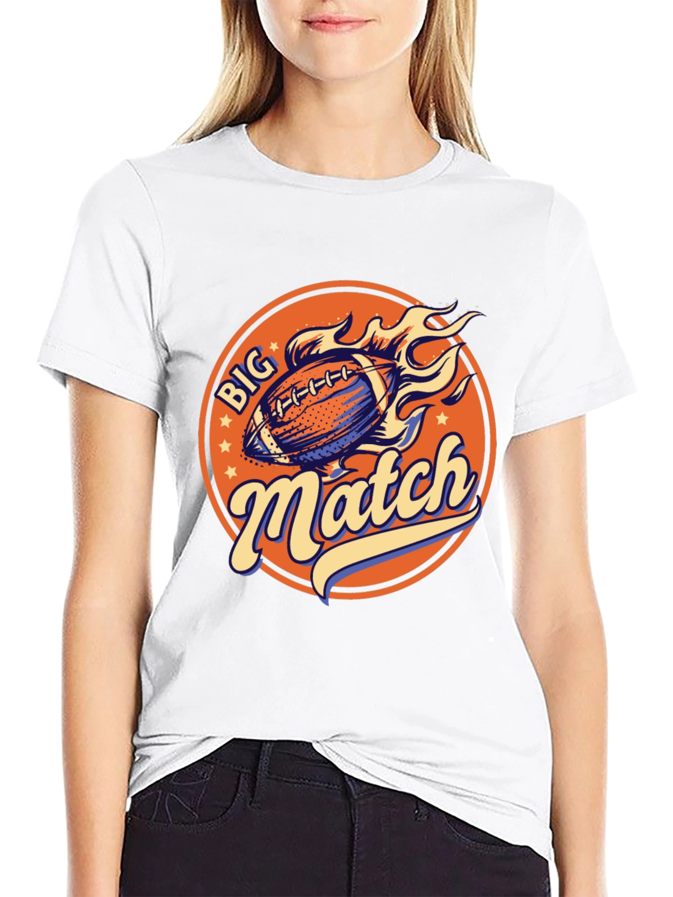 Big Match Football Graphic Tee
