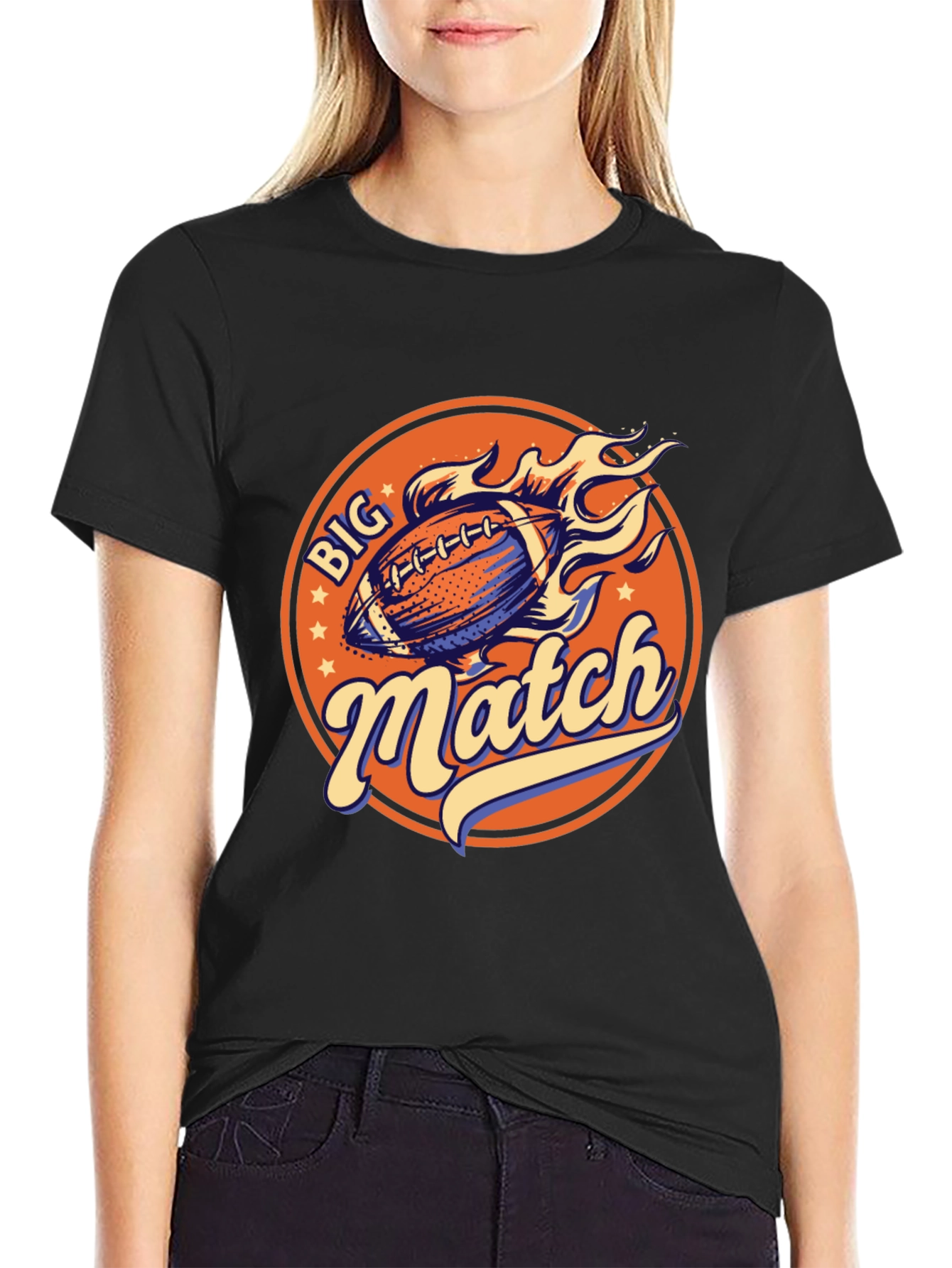 Big Match Football Graphic Tee