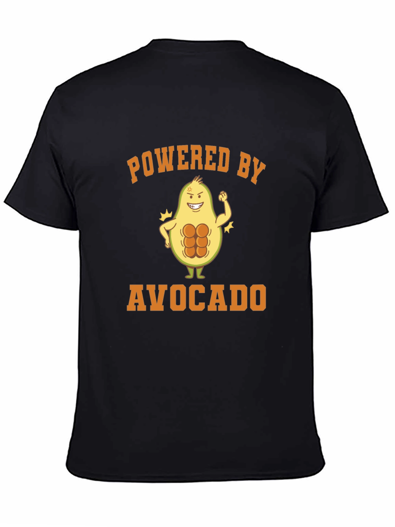 Powered By Avocado T-Shirt - Funny Fitness Tee