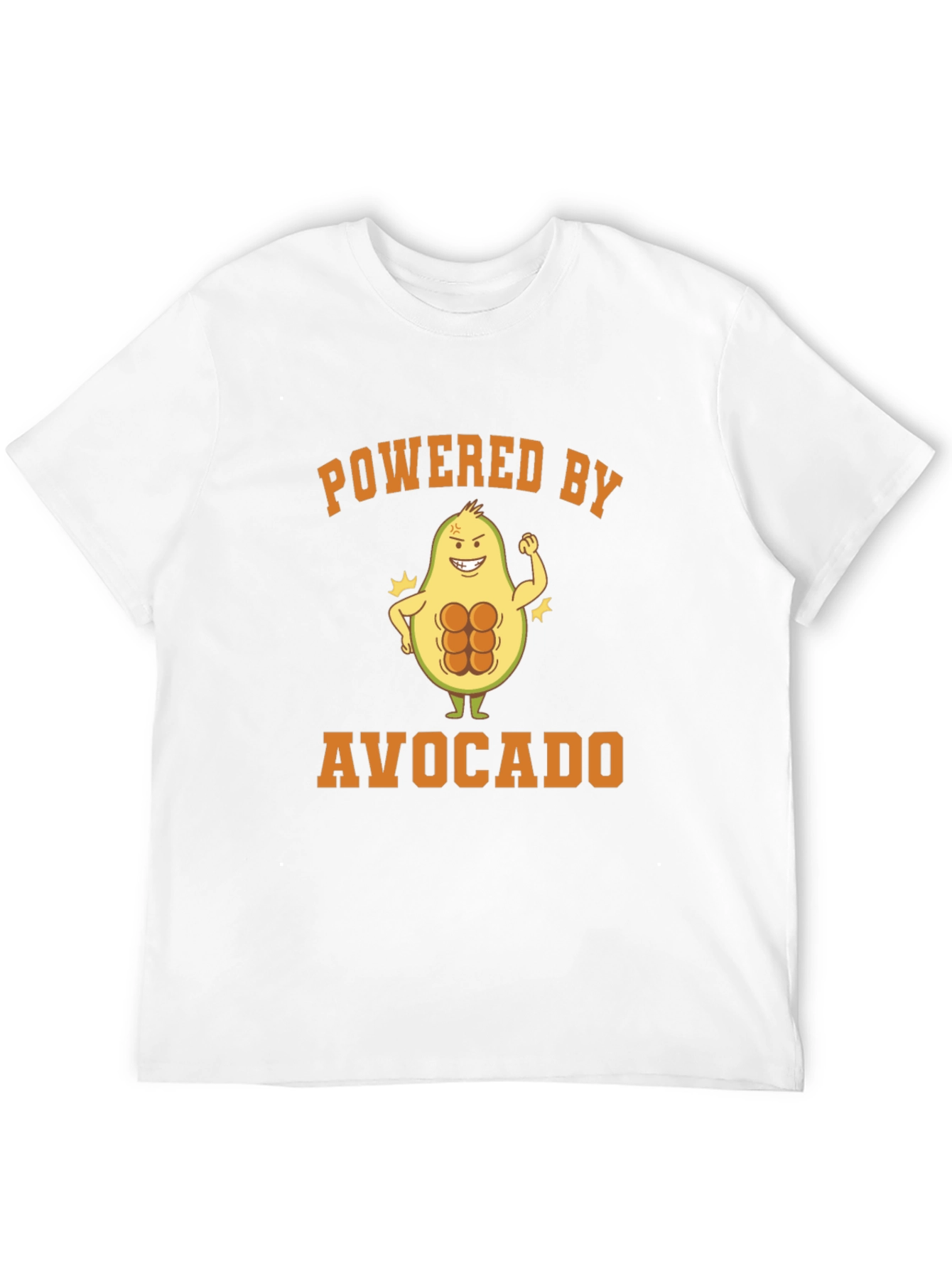 Powered By Avocado T-Shirt - Funny Fitness Tee