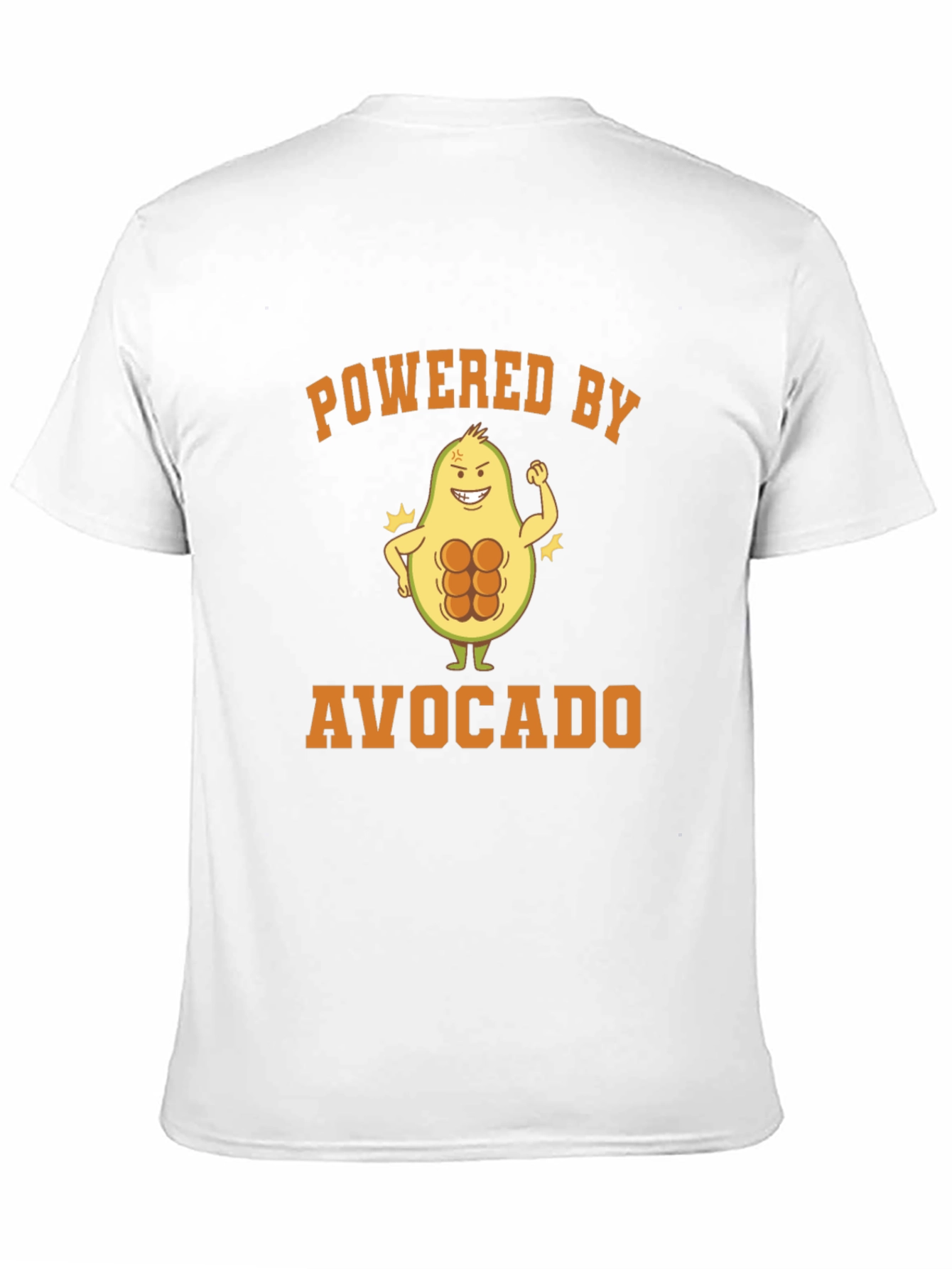 Powered By Avocado T-Shirt - Funny Fitness Tee