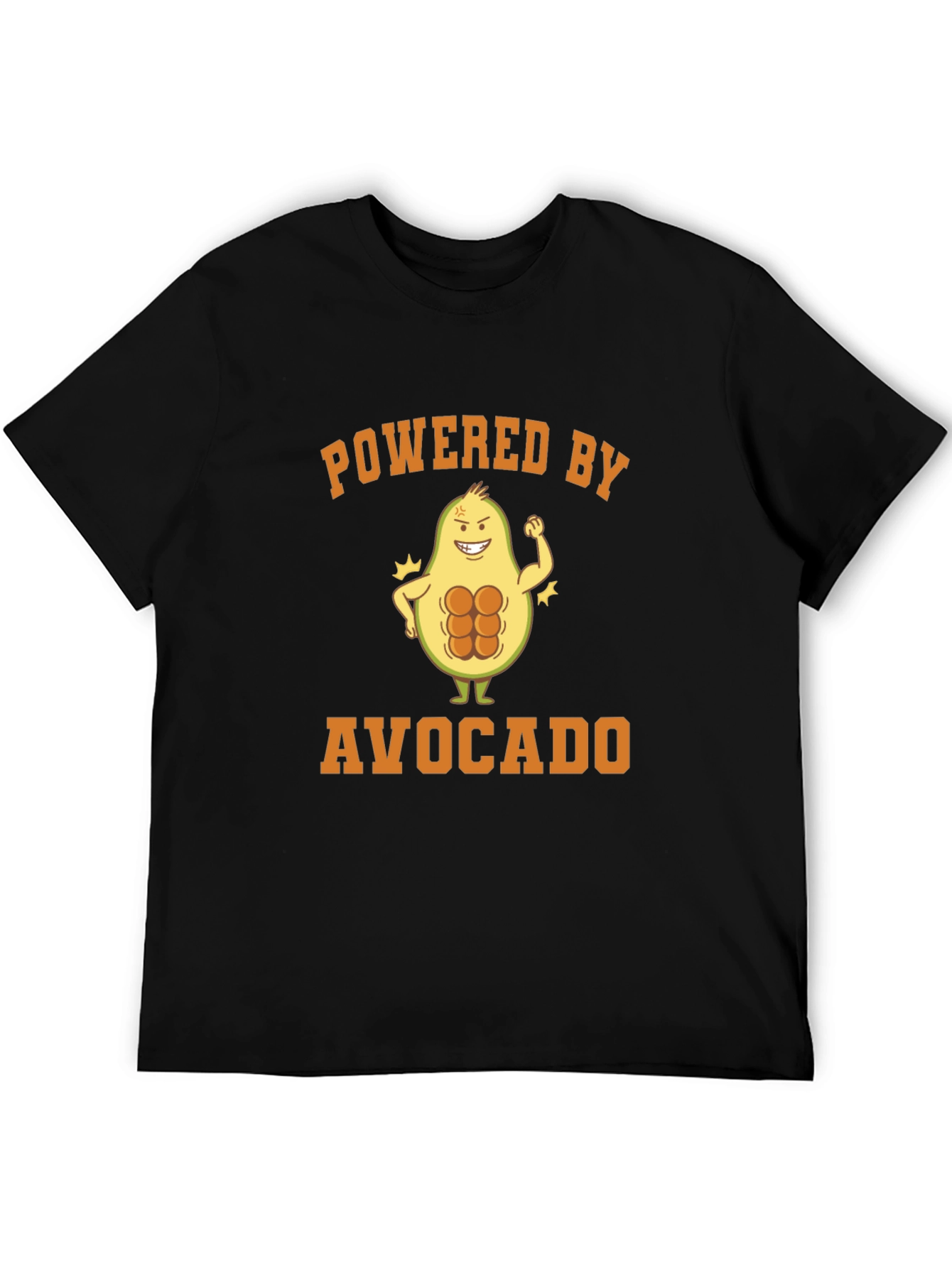 Powered By Avocado T-Shirt - Funny Fitness Tee