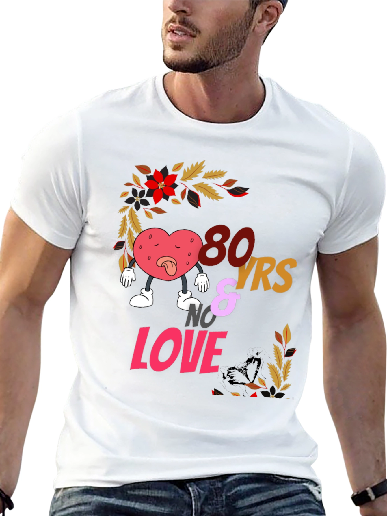 80 Yrs of Love Tee - Anniversary Gift