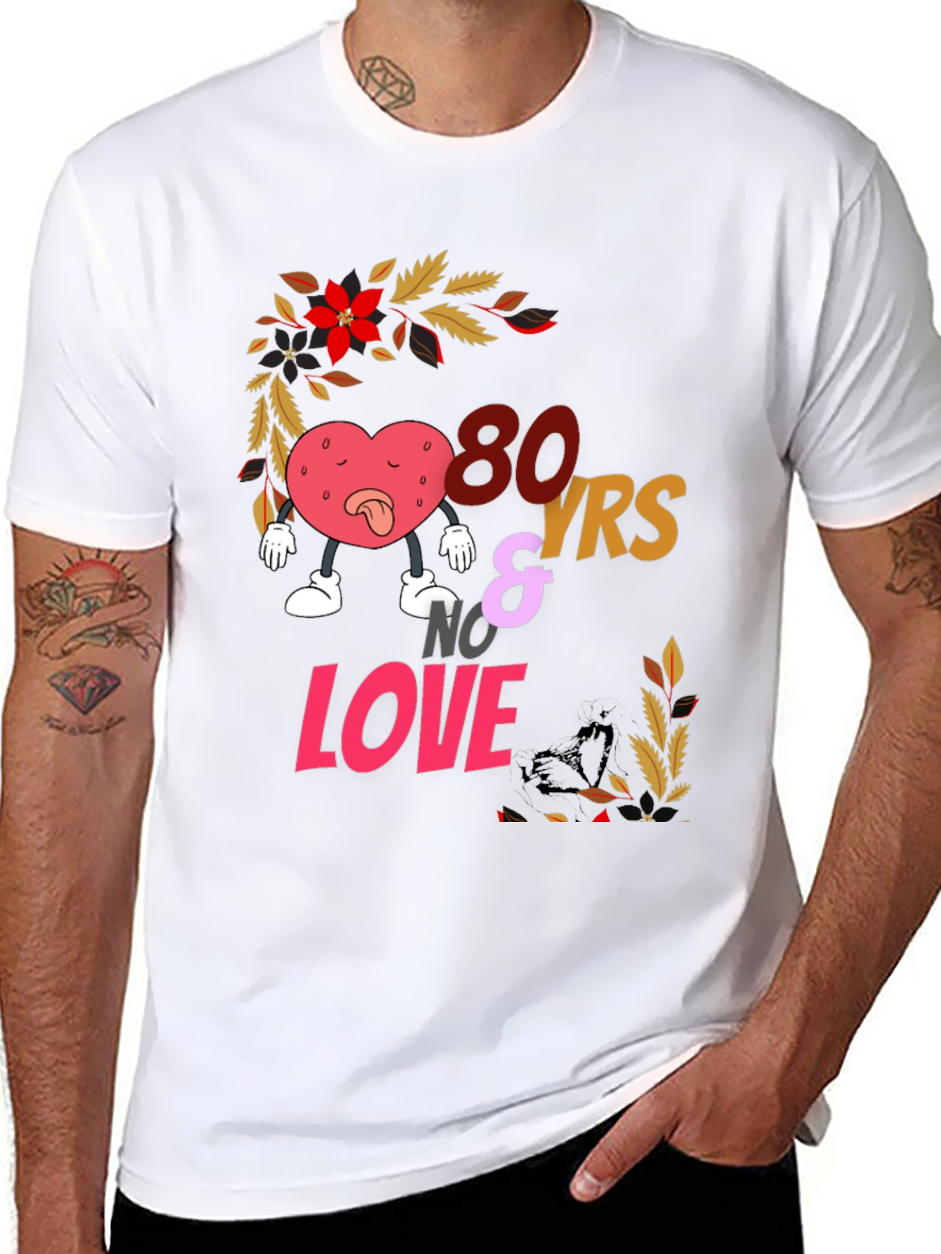 80 Yrs of Love Tee - Anniversary Gift