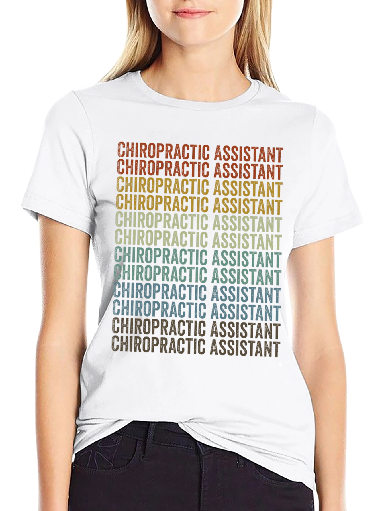 Chiropractic Assistant Retro T-Shirt