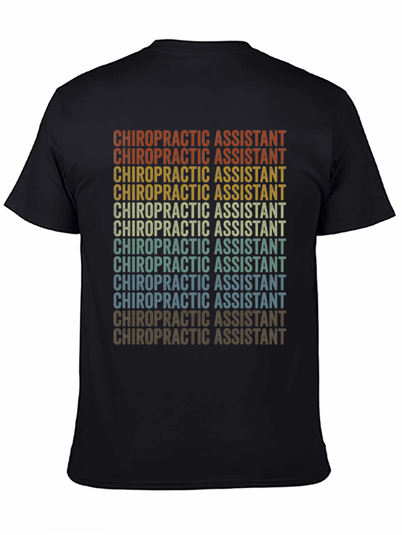 Chiropractic Assistant Retro T-Shirt