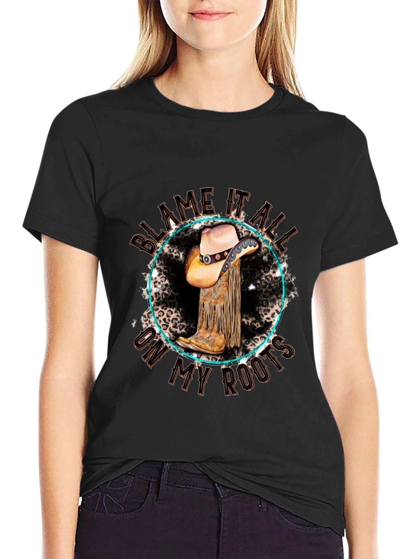 Blame It All On My Roots Graphic Tee
