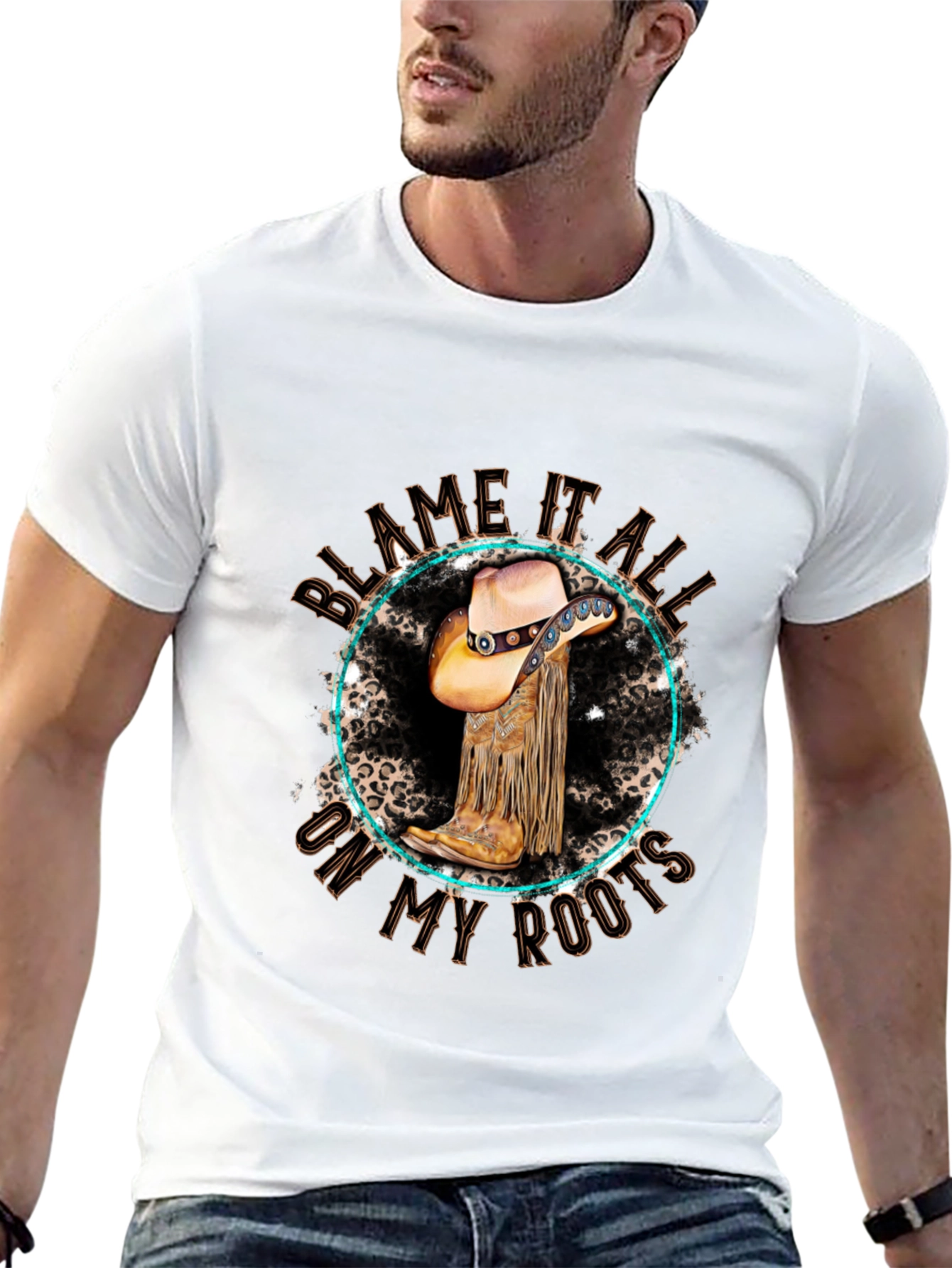Blame It All On My Roots Graphic Tee