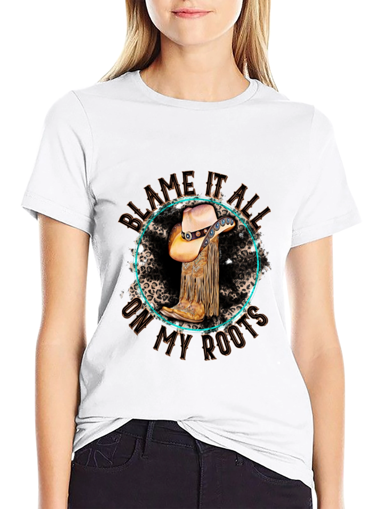 Blame It All On My Roots Graphic Tee