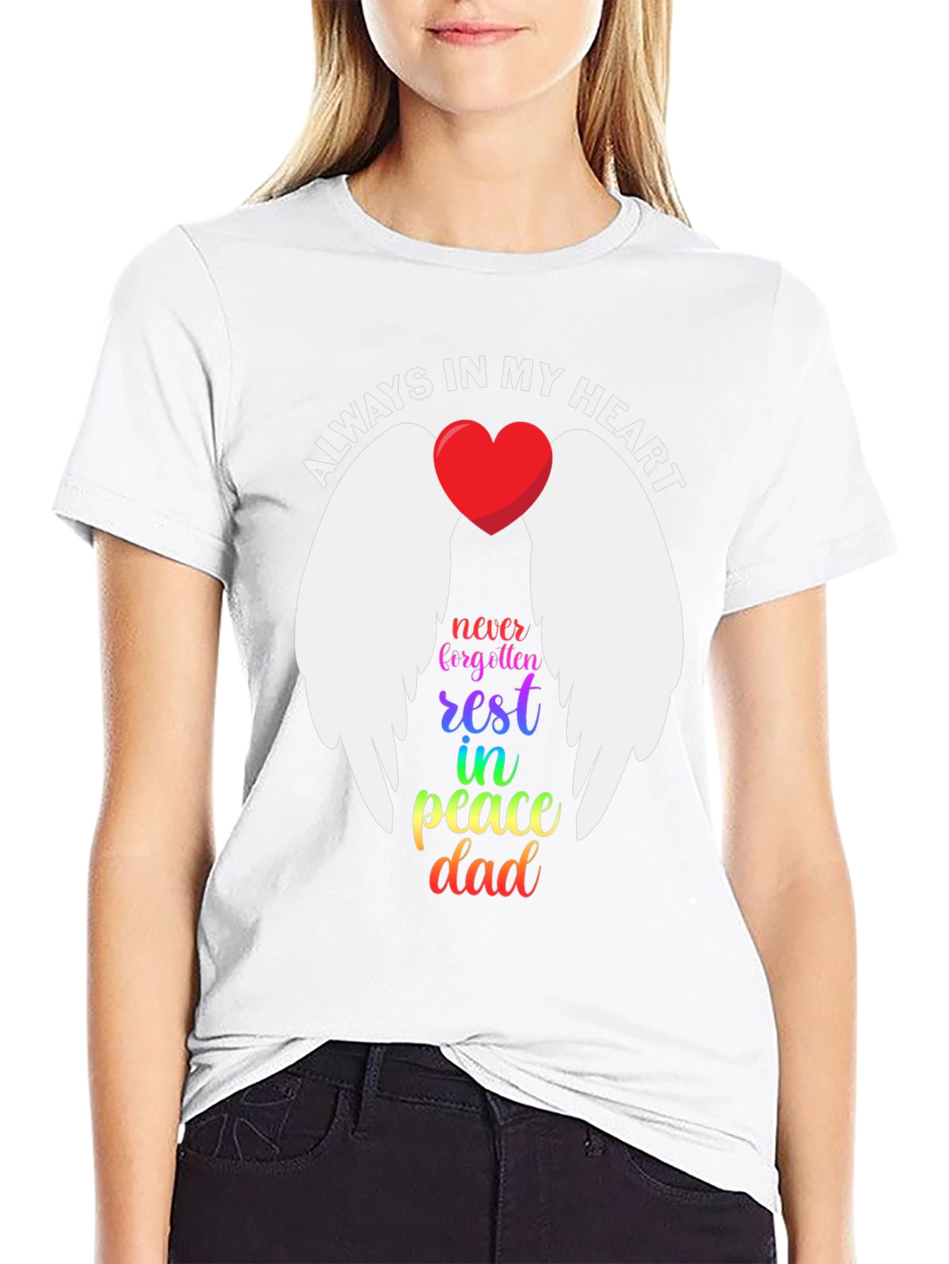 Always In My Heart Memorial T-Shirt